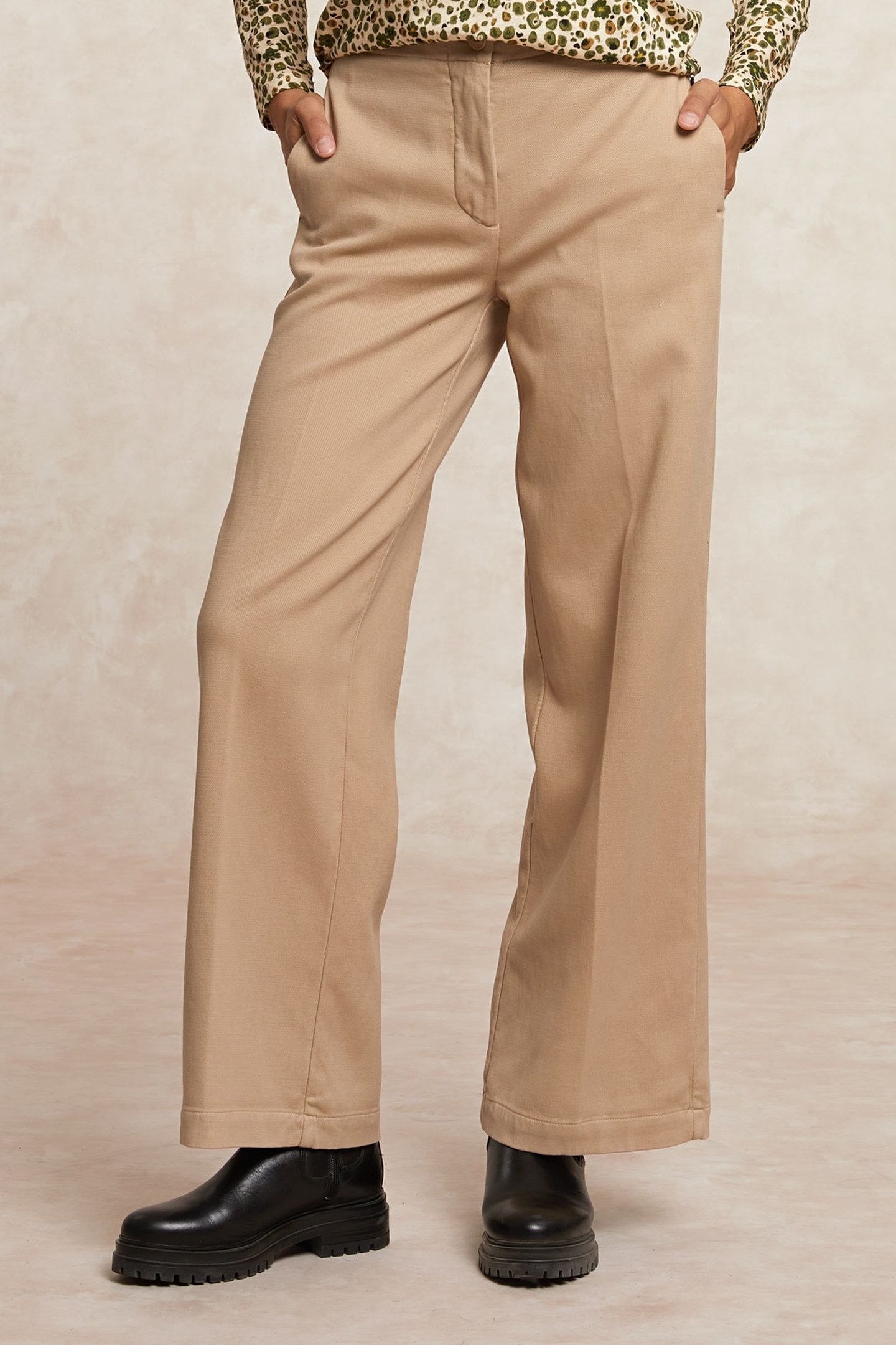 CLEAN LONG PANT BEIGE 1