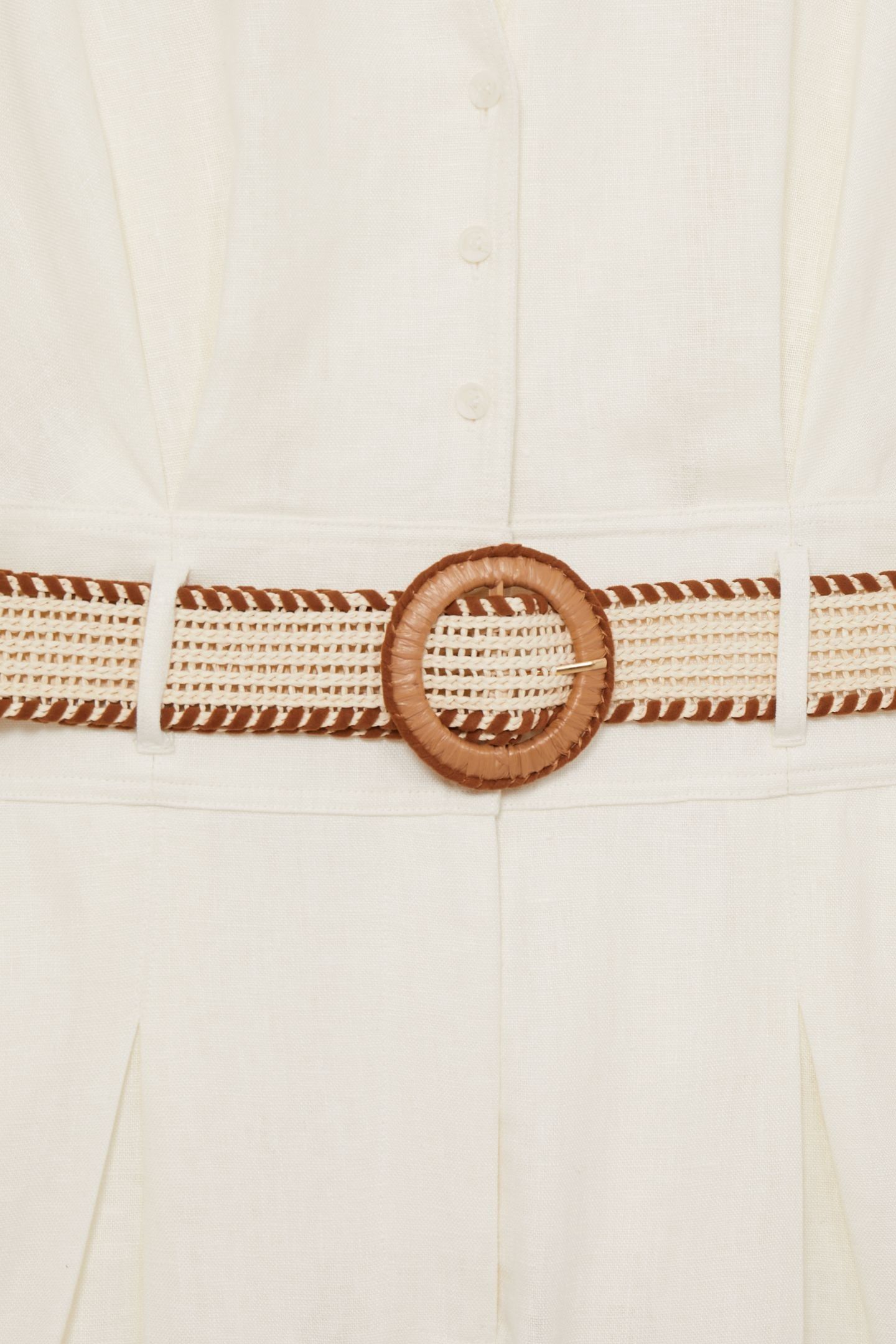 LINEN PLAYSUIT CREAM 5