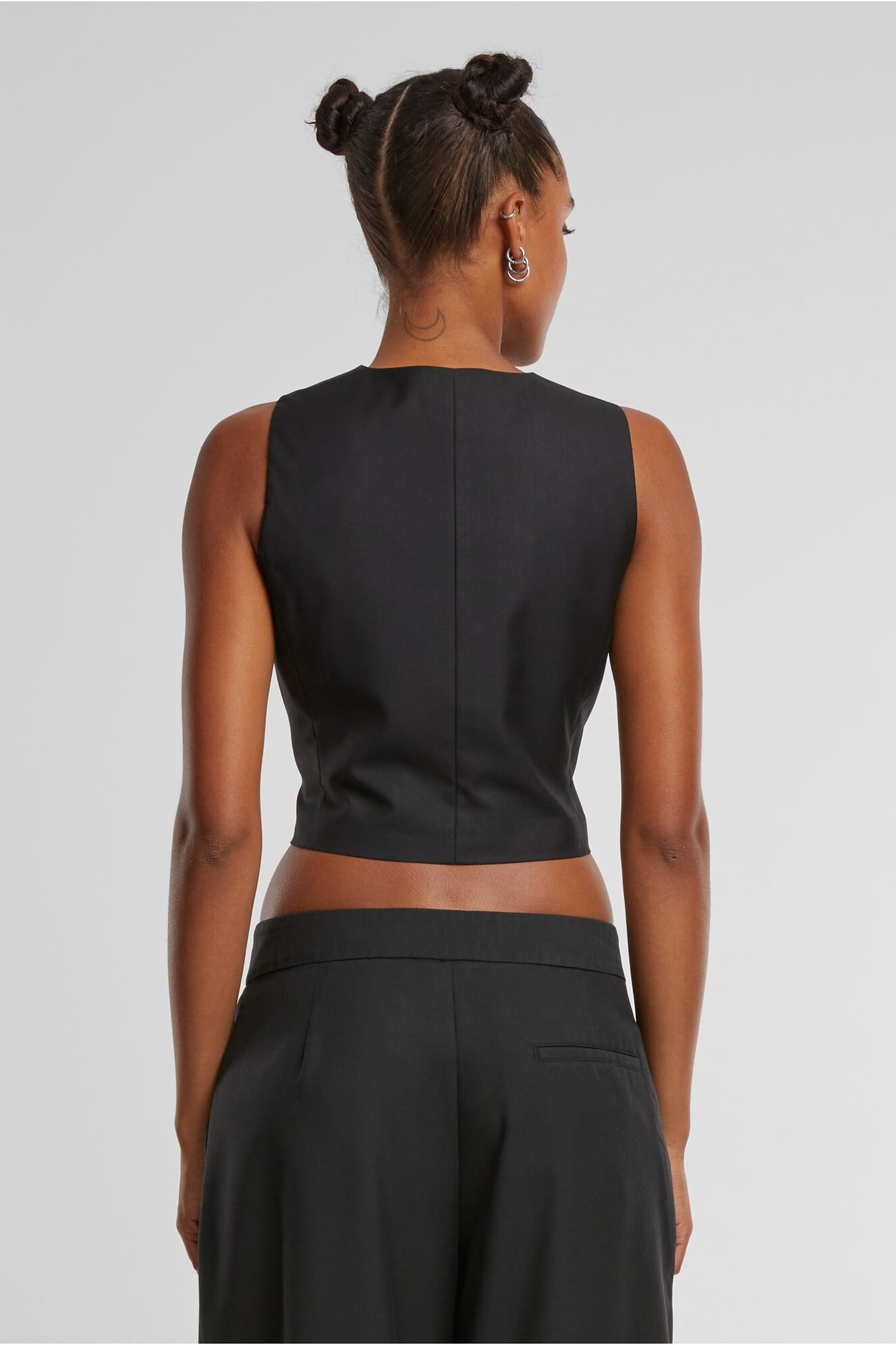 LADIES CLASSIC VEST BLACK 2