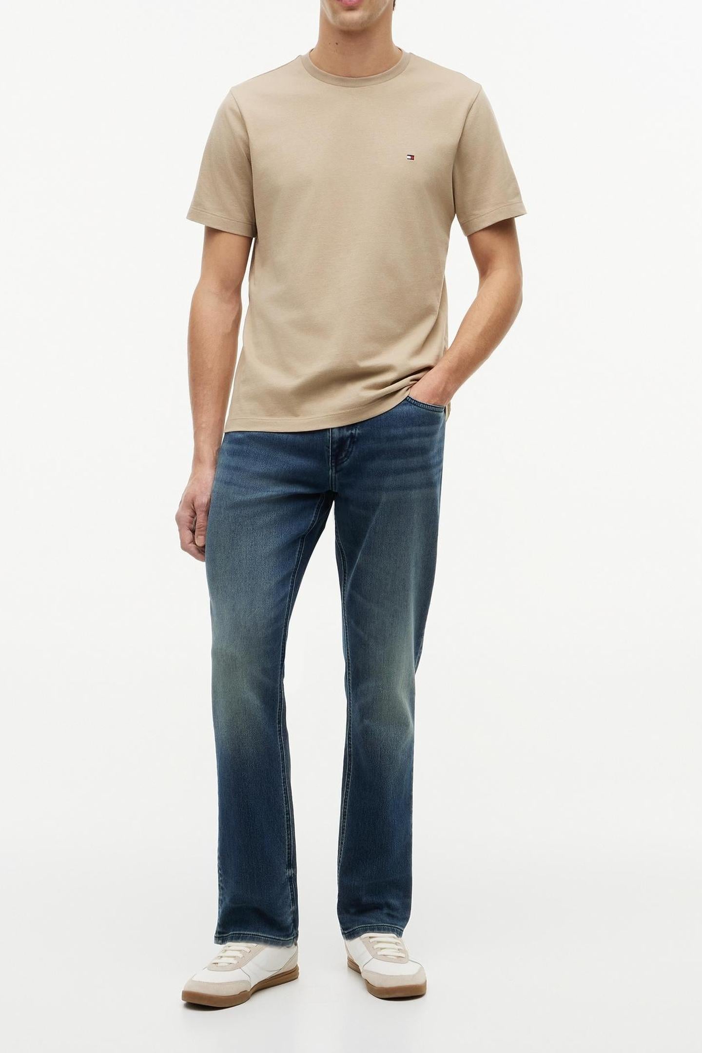 FLAG EMBROIDERY T-SHIRT BATIQUE KHAKI 1