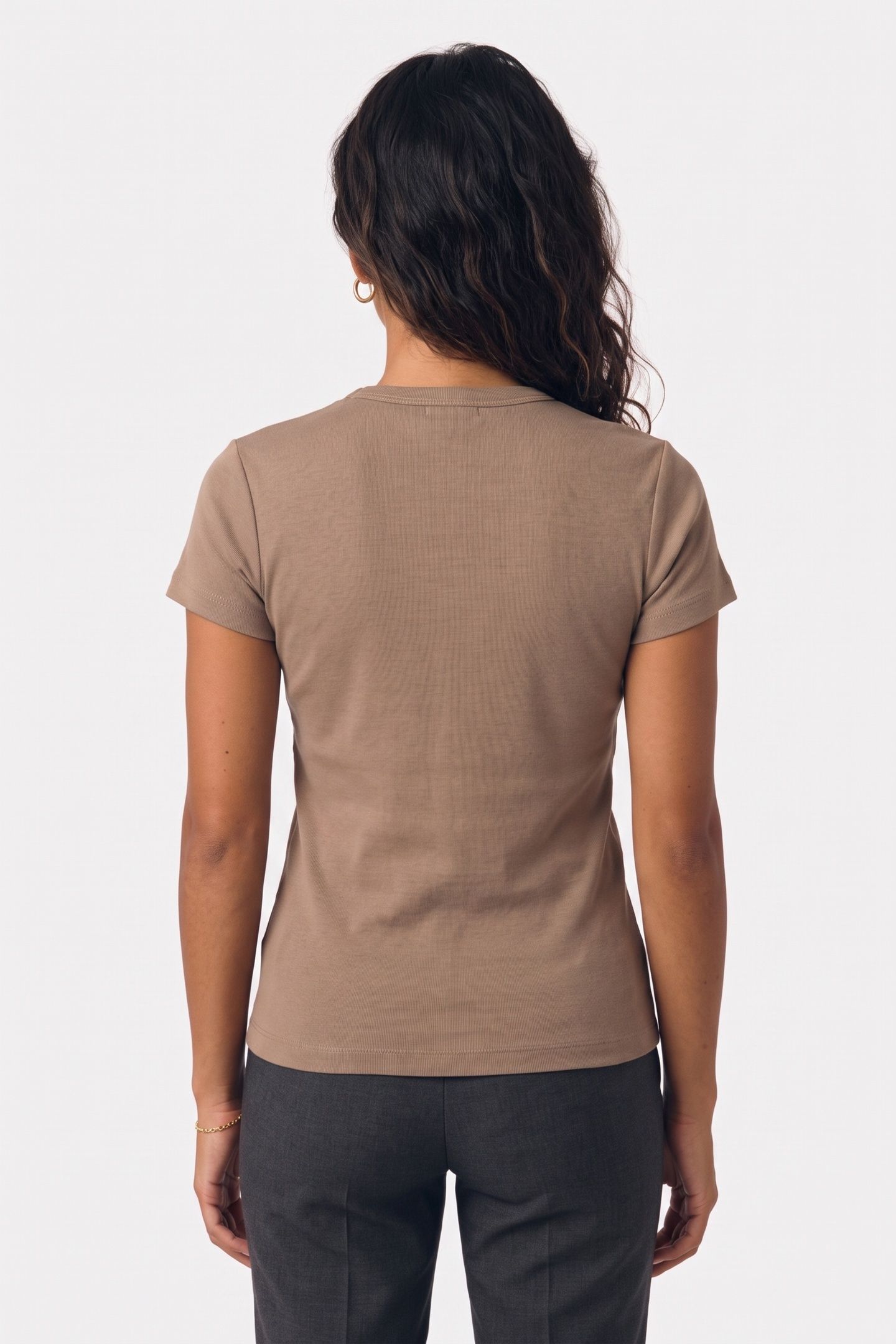 STEVIE RAMSKULL TEE DESERT TAUPE GREY 2