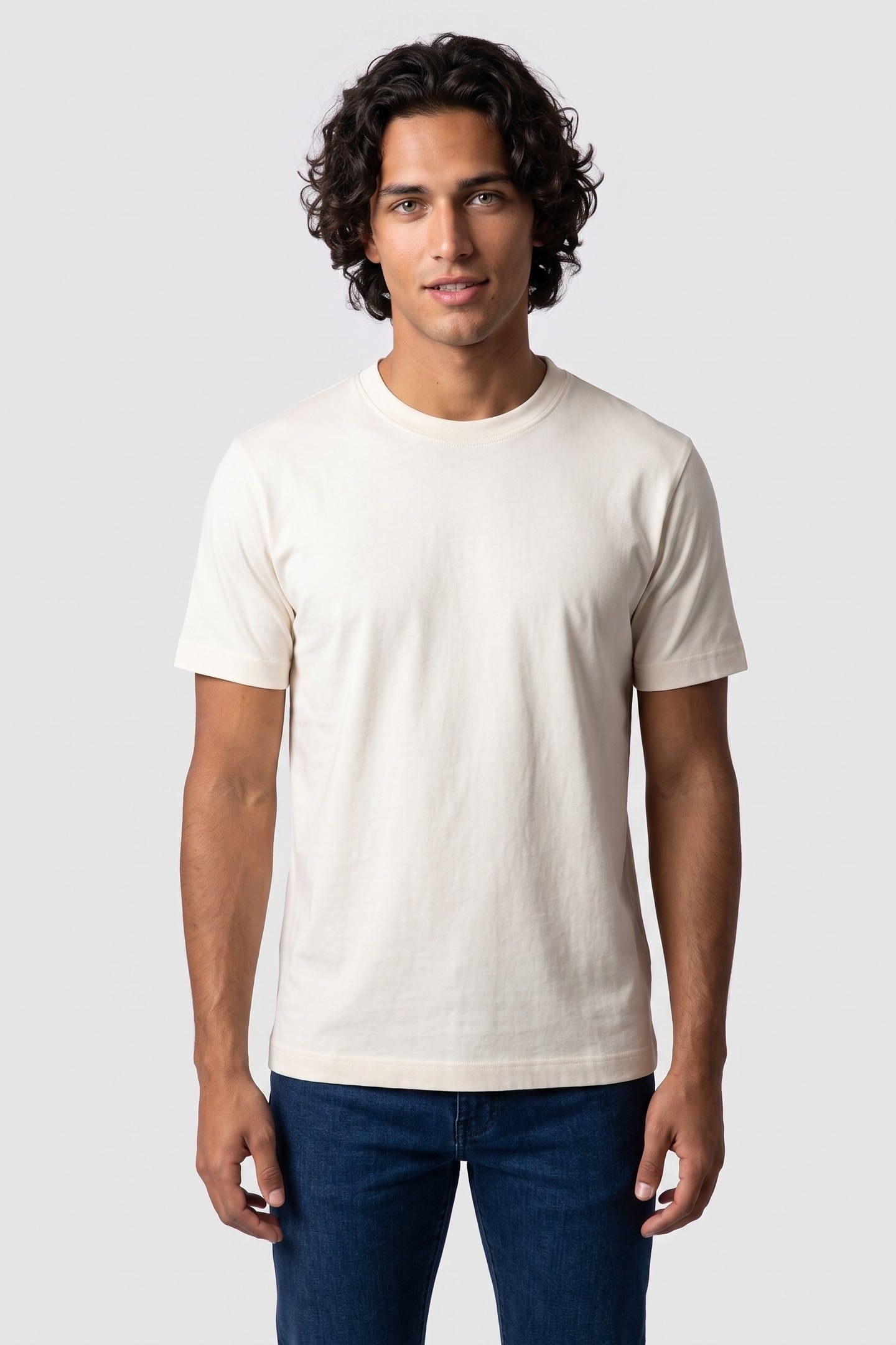 NIKO 220 GSM RELAXED T-SHIRT WHITE 1