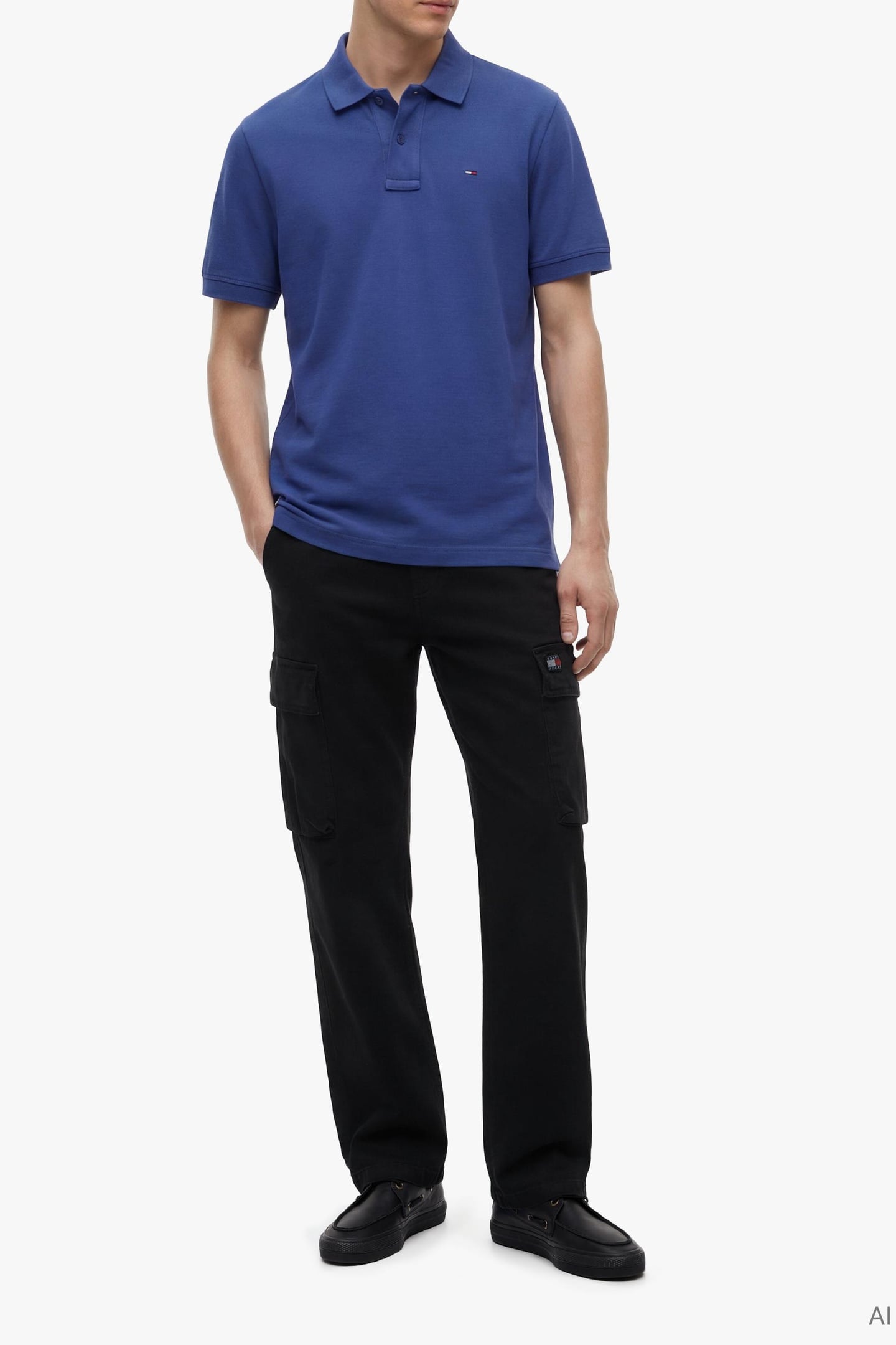 TJM REGULAR ESSENTIAL POLO BLUE STORM 2