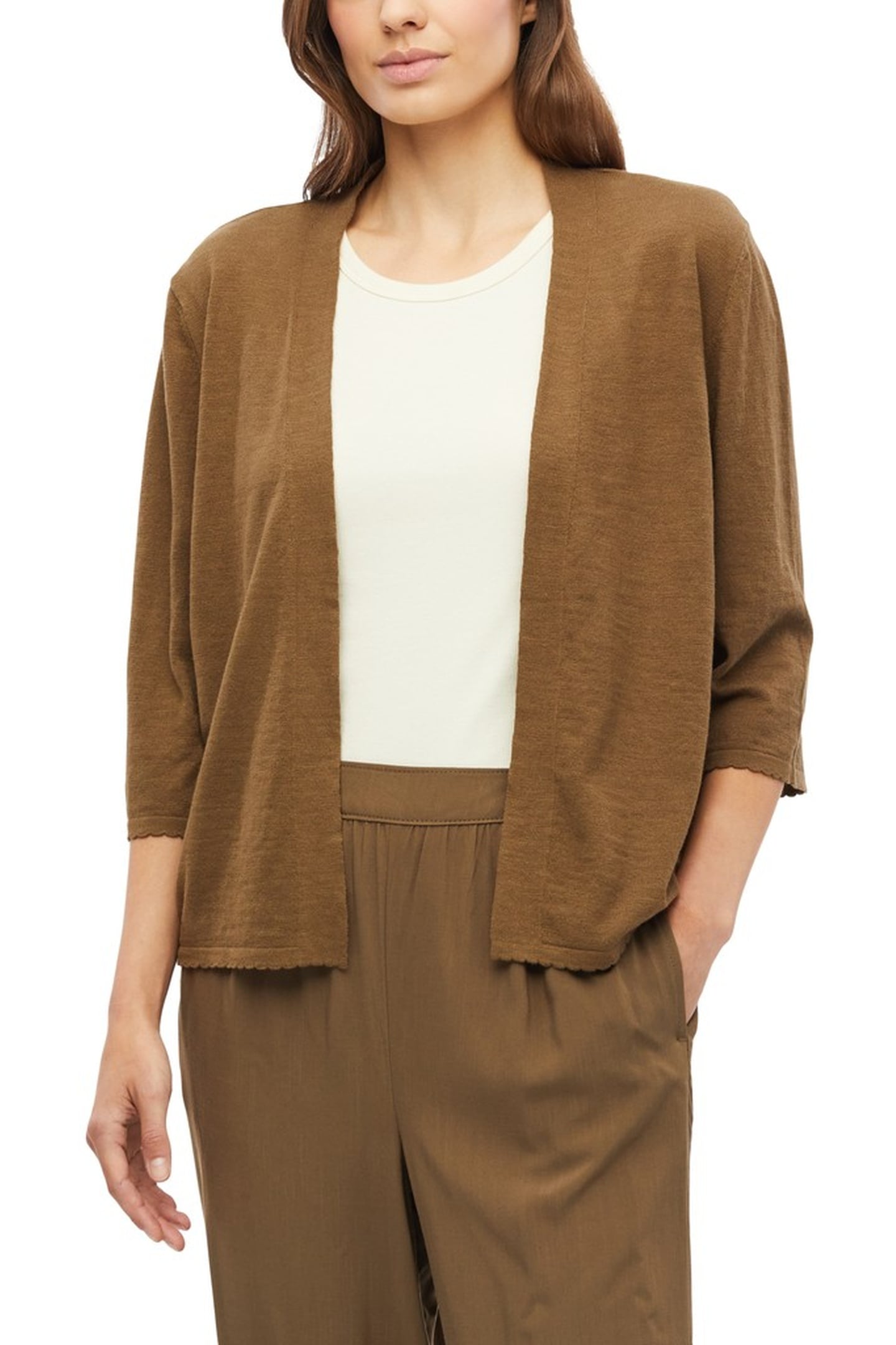 S.OLIVER CARDIGAN BROWN 1