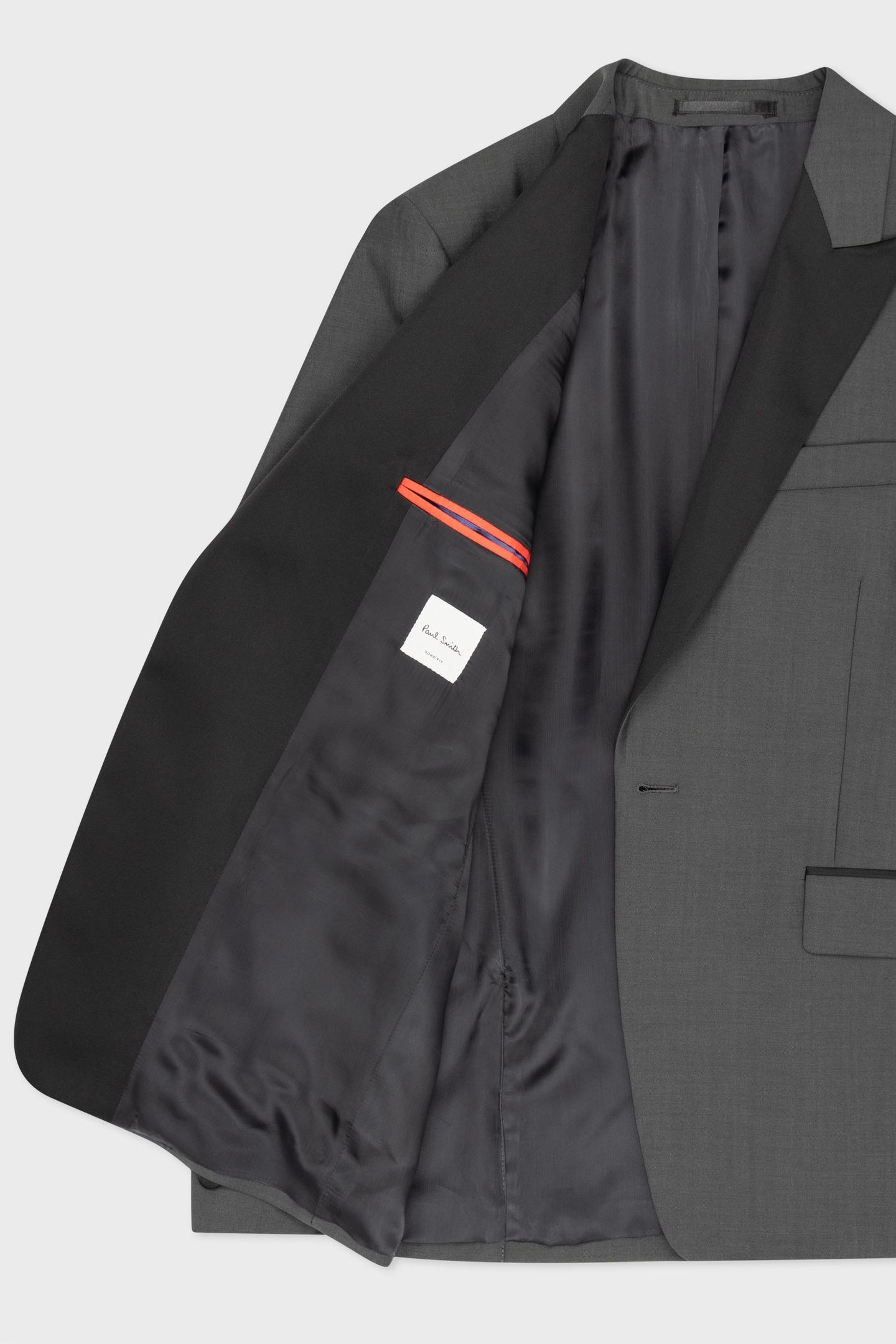 MENS TAILORED FIT 1BTN EVENING SUIT SLATE 9