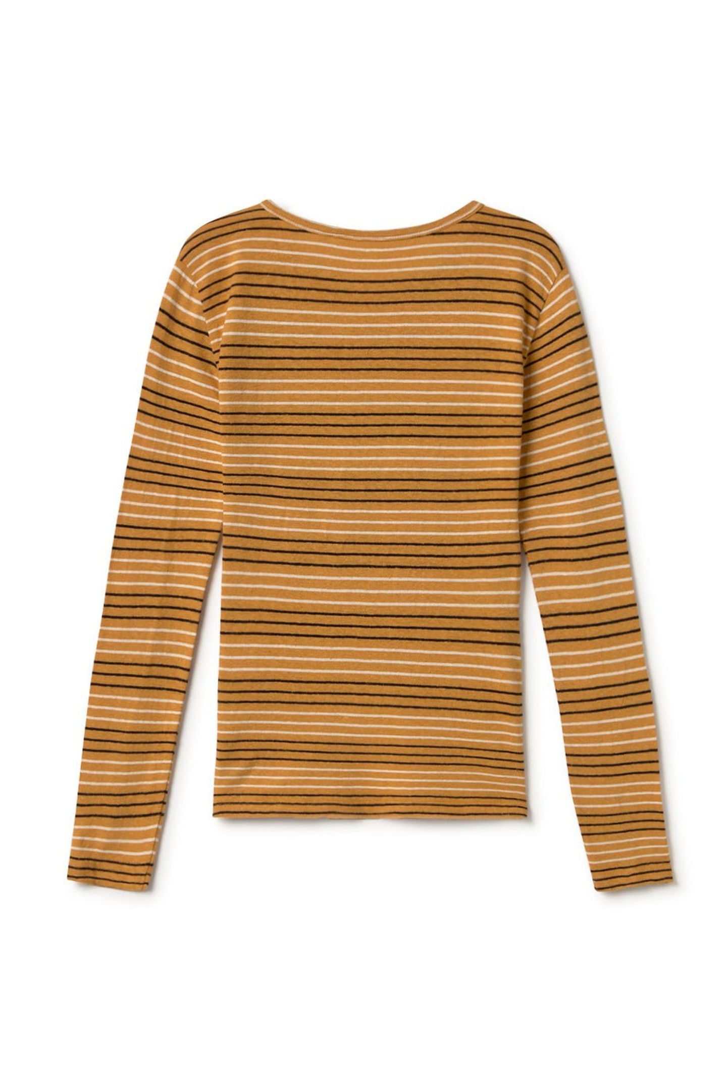 LEEVE T-SHIRT MUSTARD STRIPES 3