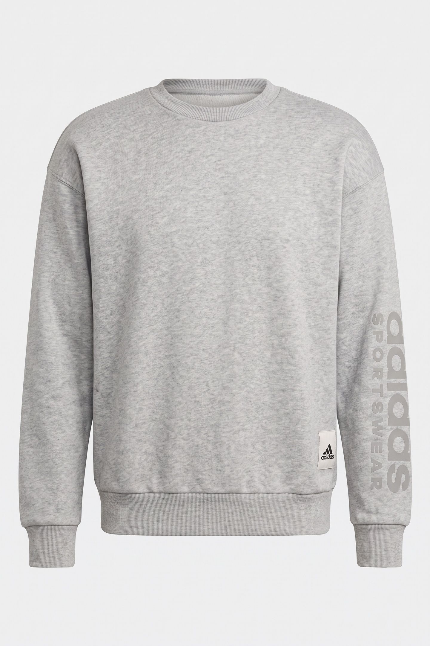 UNISEX SPORTSWEAR LOUNGE FLEECE SWEATSHIRT MEDIUM GREY HEATH 6