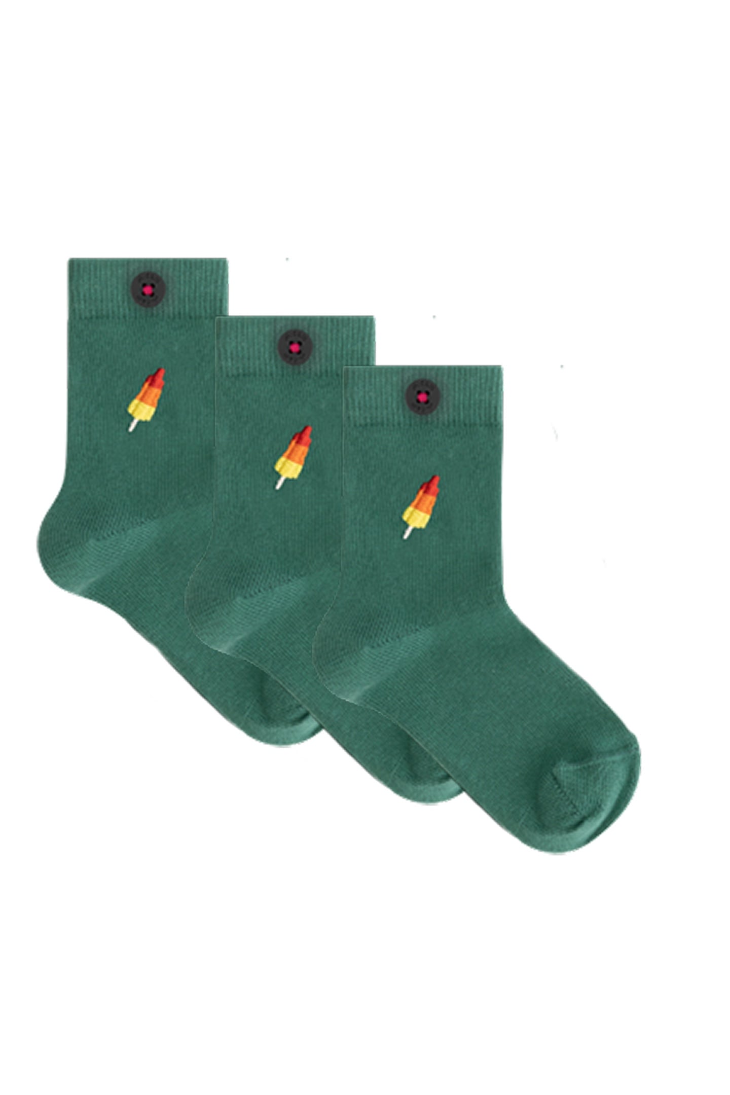A-DAM 3-PACK CASUAL SOCKS KIDS ADAM SMOKE PINE 1