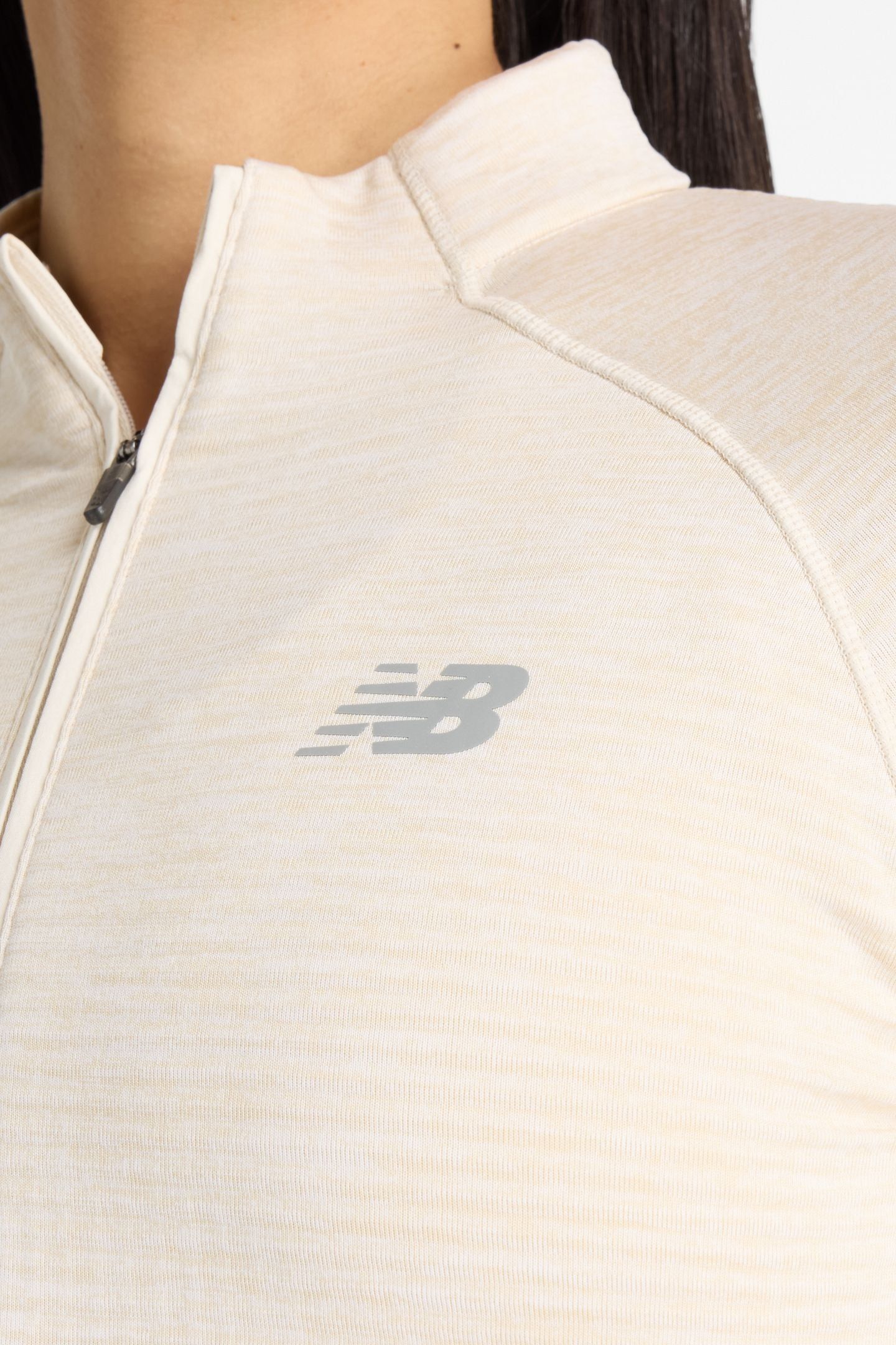 RC ESSENTIAL HEAT GRID 1/2 ZIP LINENHEA 4