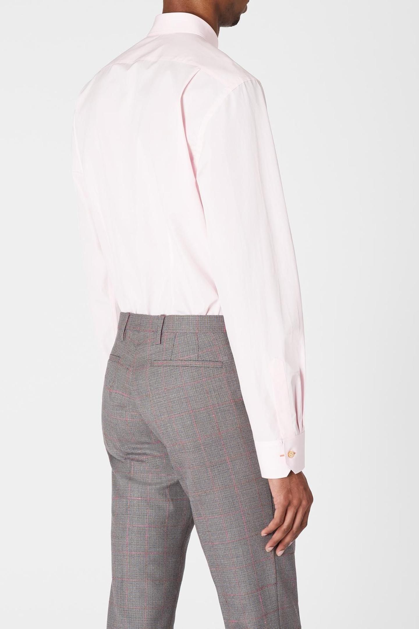GENTS S/C TAILORED SHIRT POWDER PINK 2