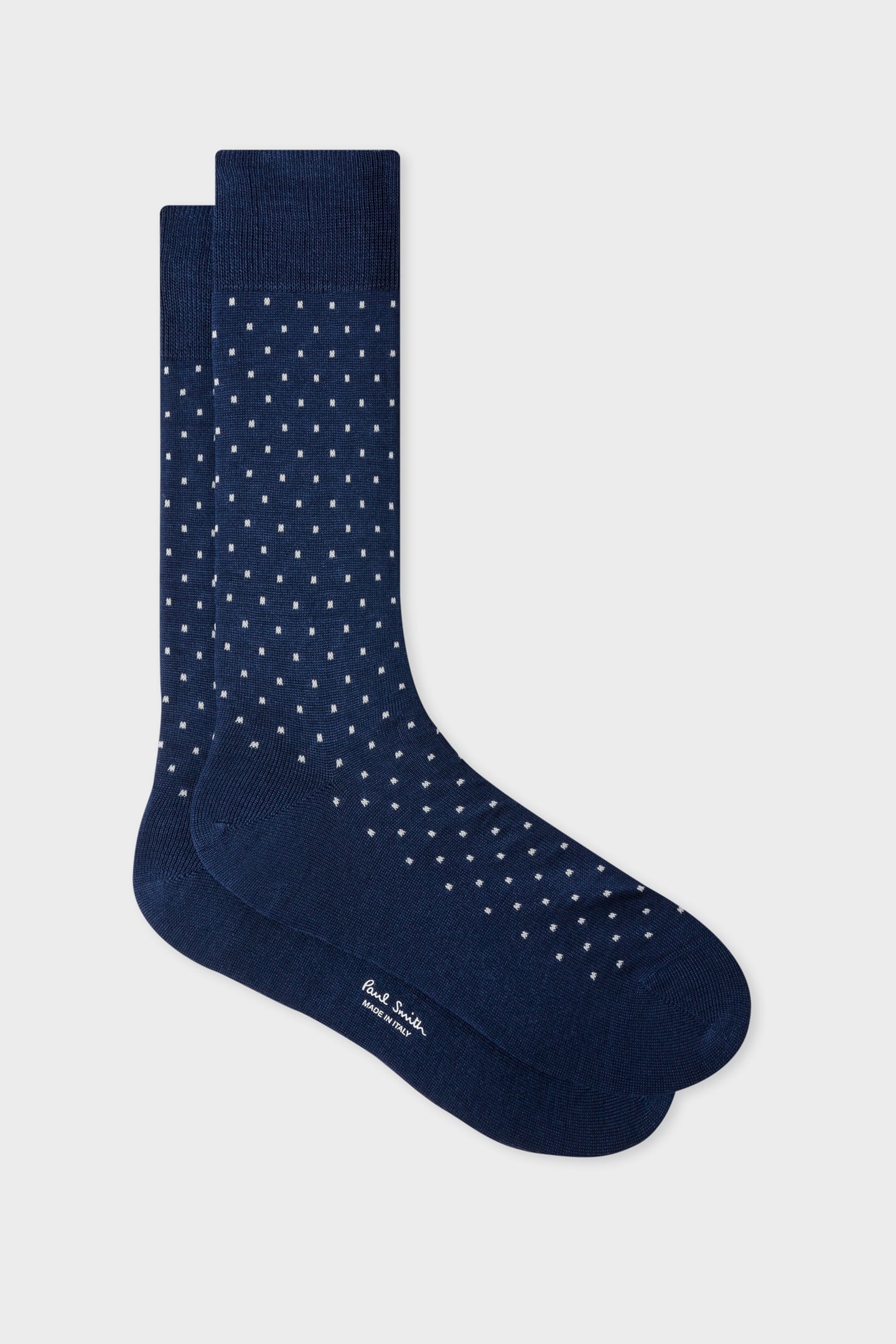 MEN SOCK PIN DOT NAVY 1