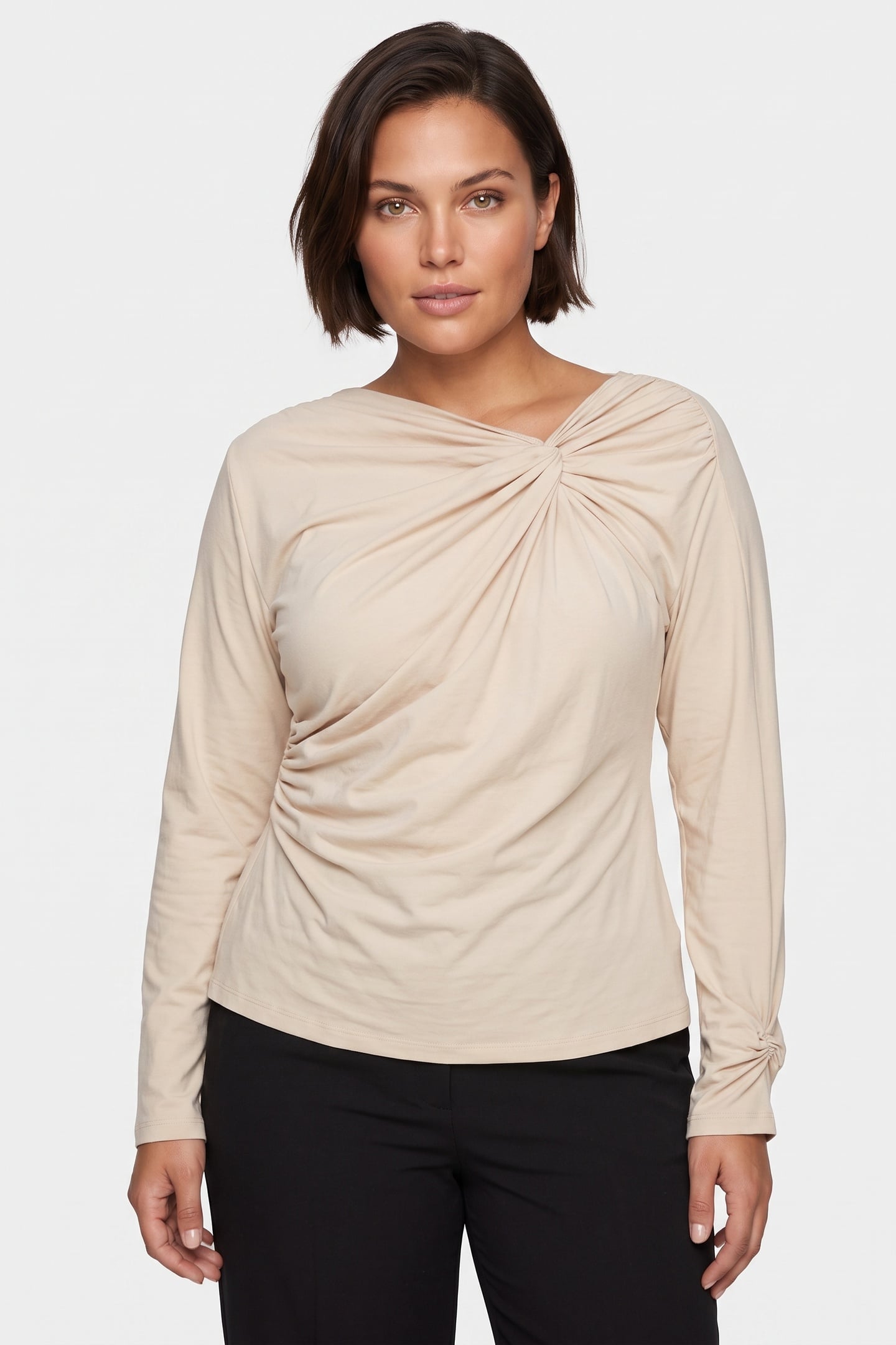 ST LEIA TOP BEIGE 1