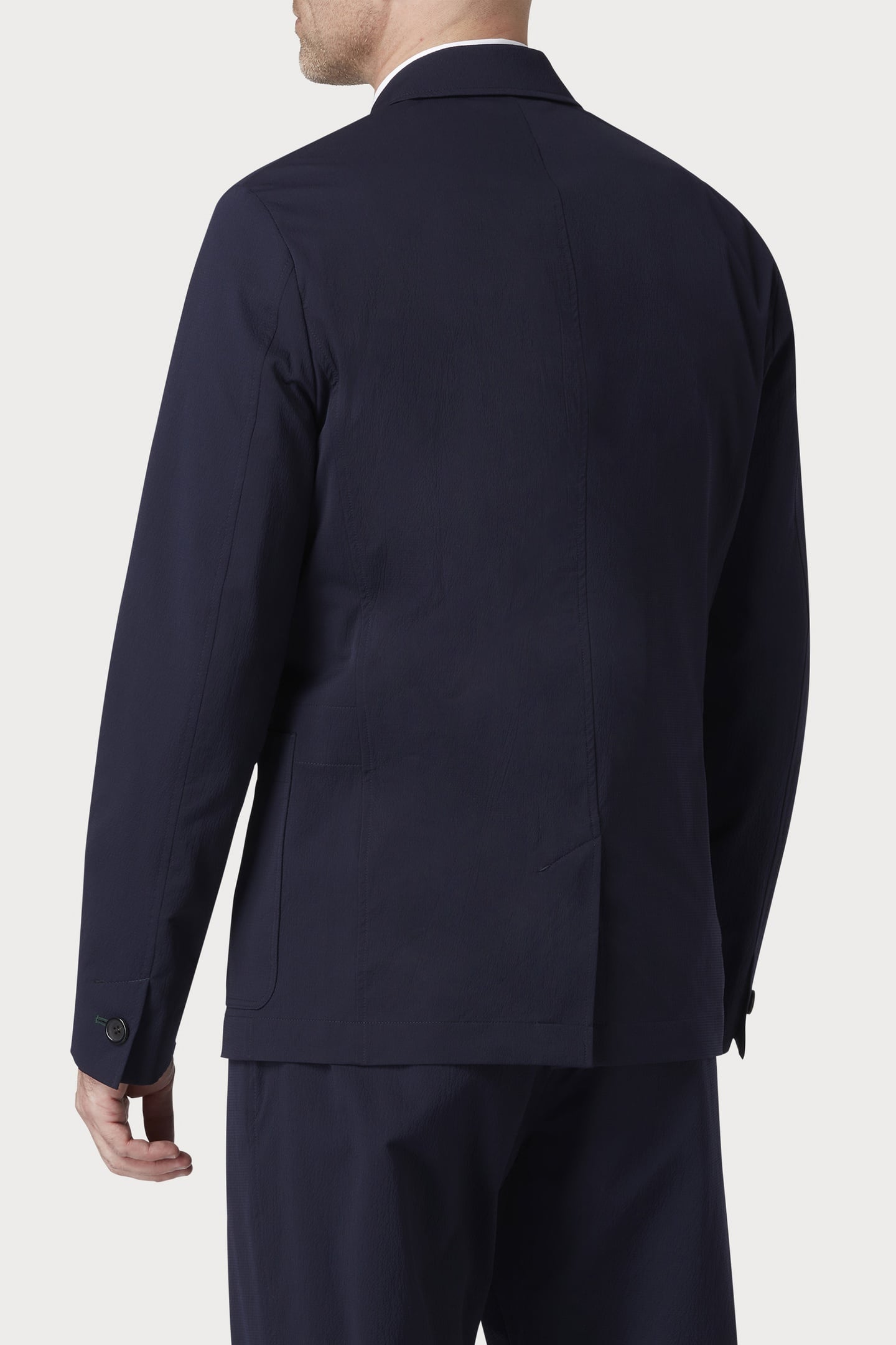 MENS CASUAL FIT 2 BTN JACKET NAVY 4