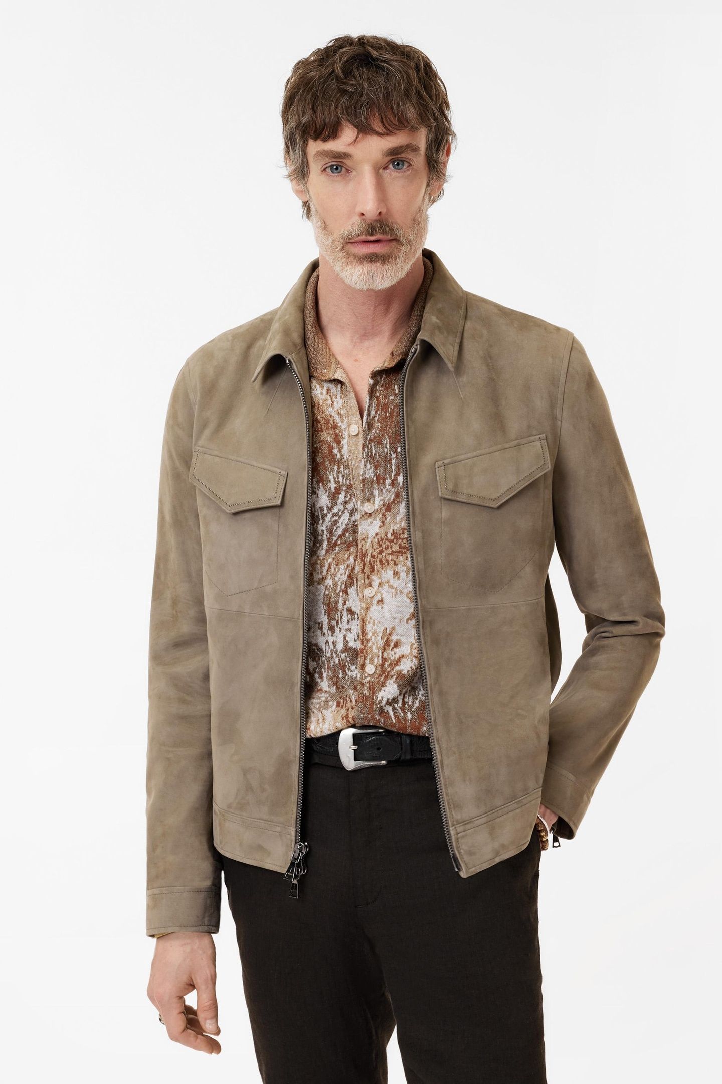 GRENDALE JACKET - JACKET WITH BOLD BALL SPRUCE 1