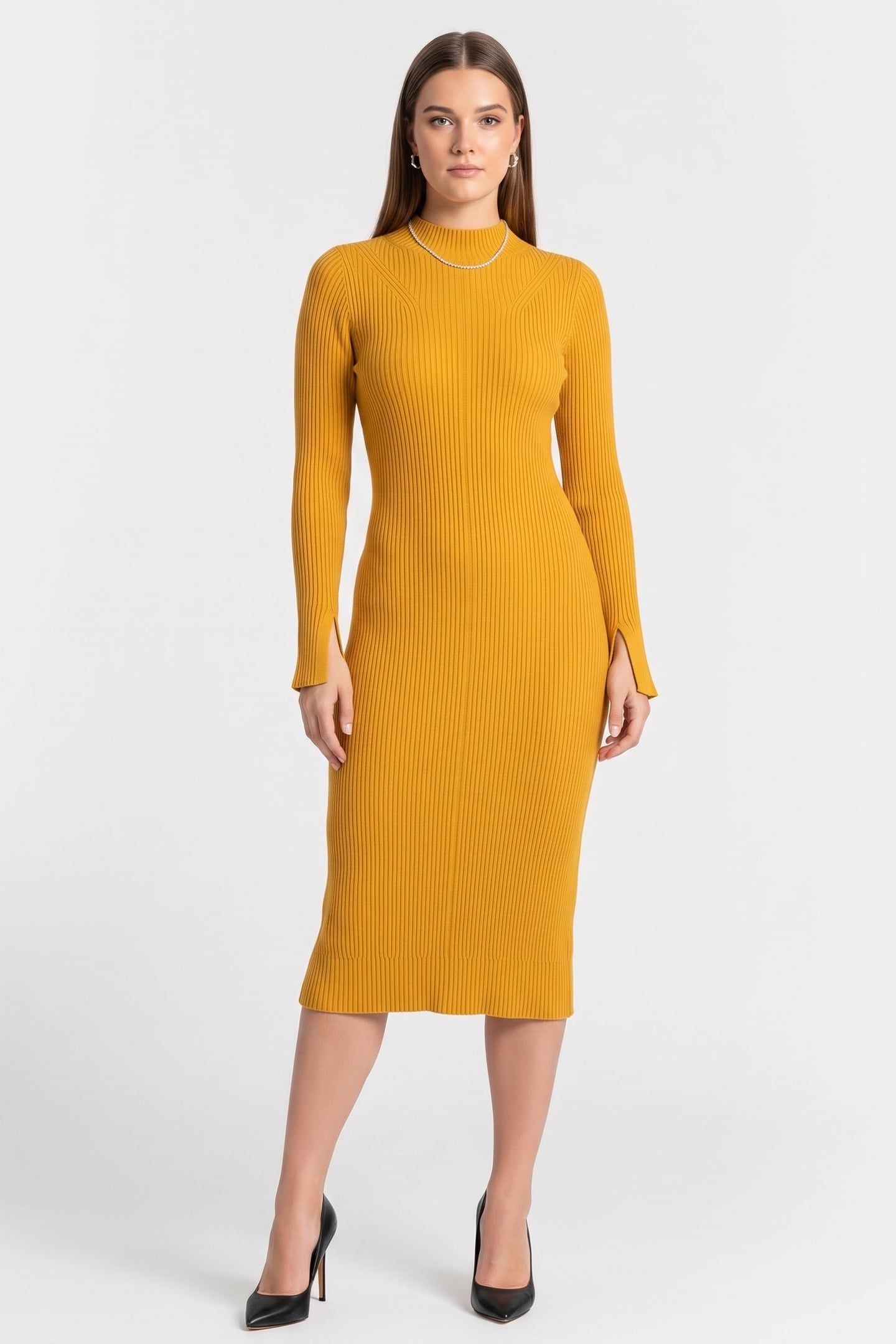 LA CRESTON DRESS YELLOW 1