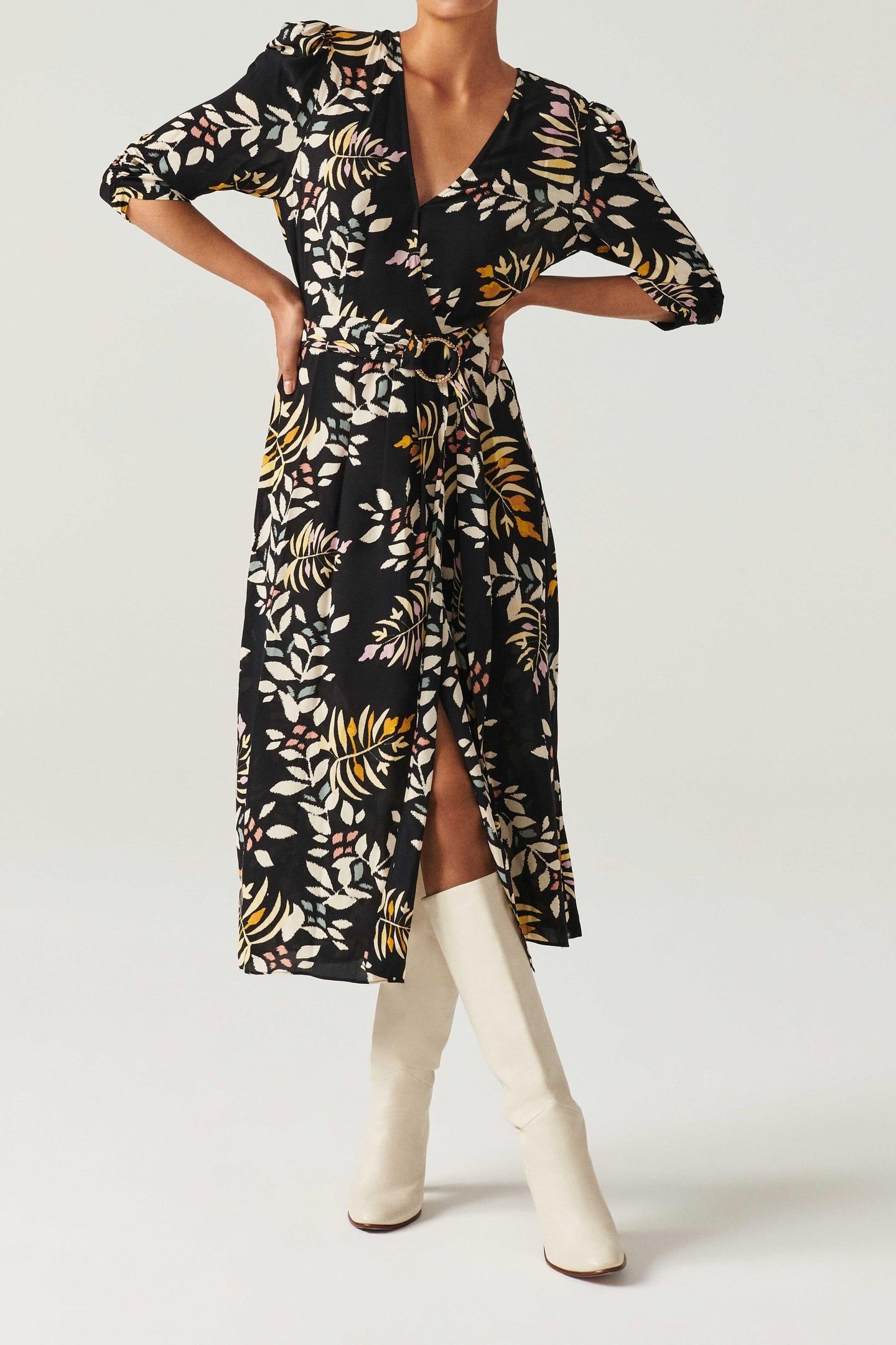 MID-LENGTH DRESS BLACK 1