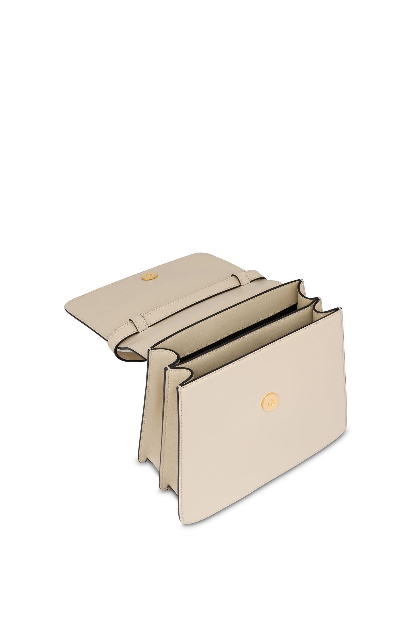 CALFSKIN HANDBAG CUTLERY DETAILS WHITE 2