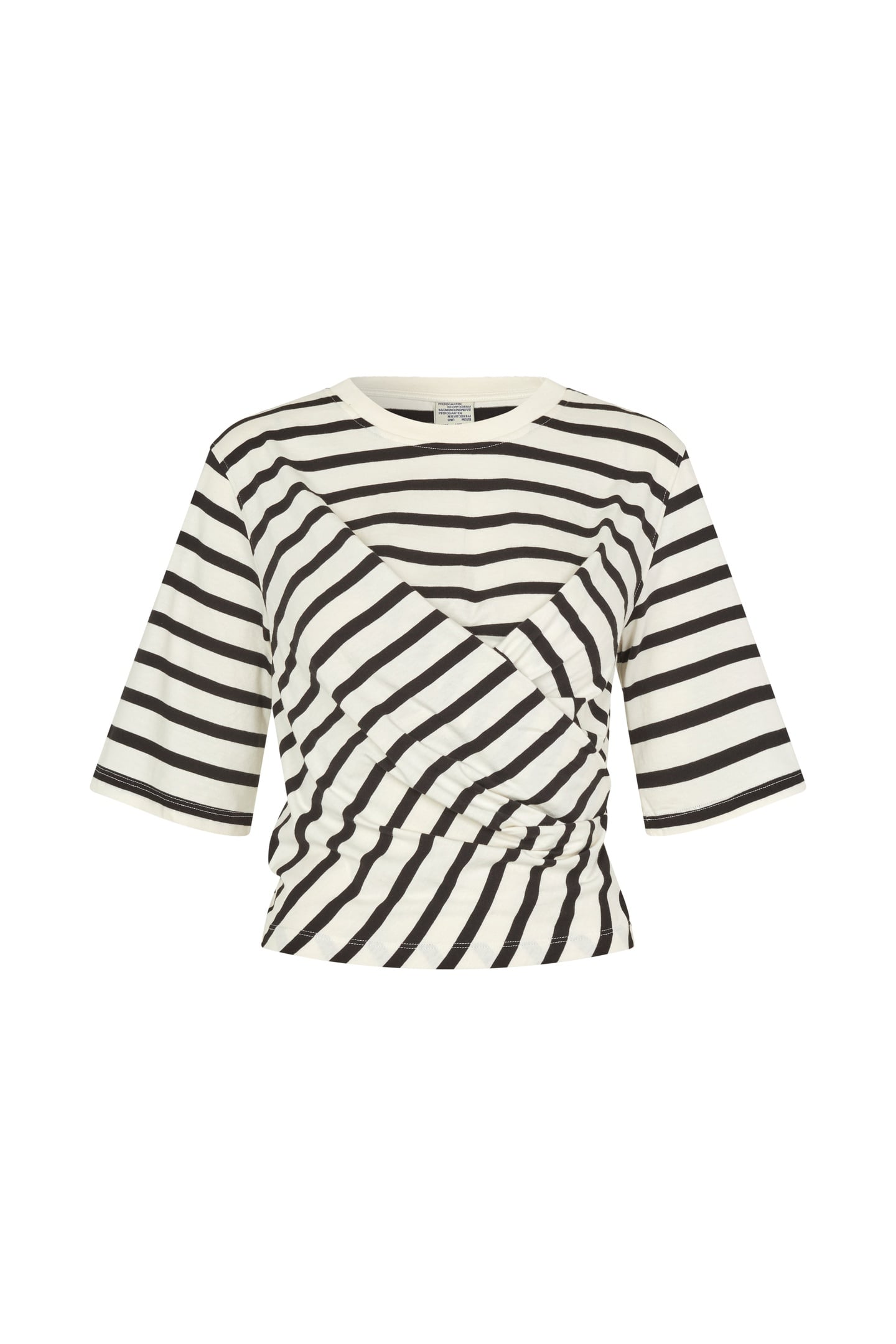 JALYA TOP BLACK WHISPER STRIPE 5