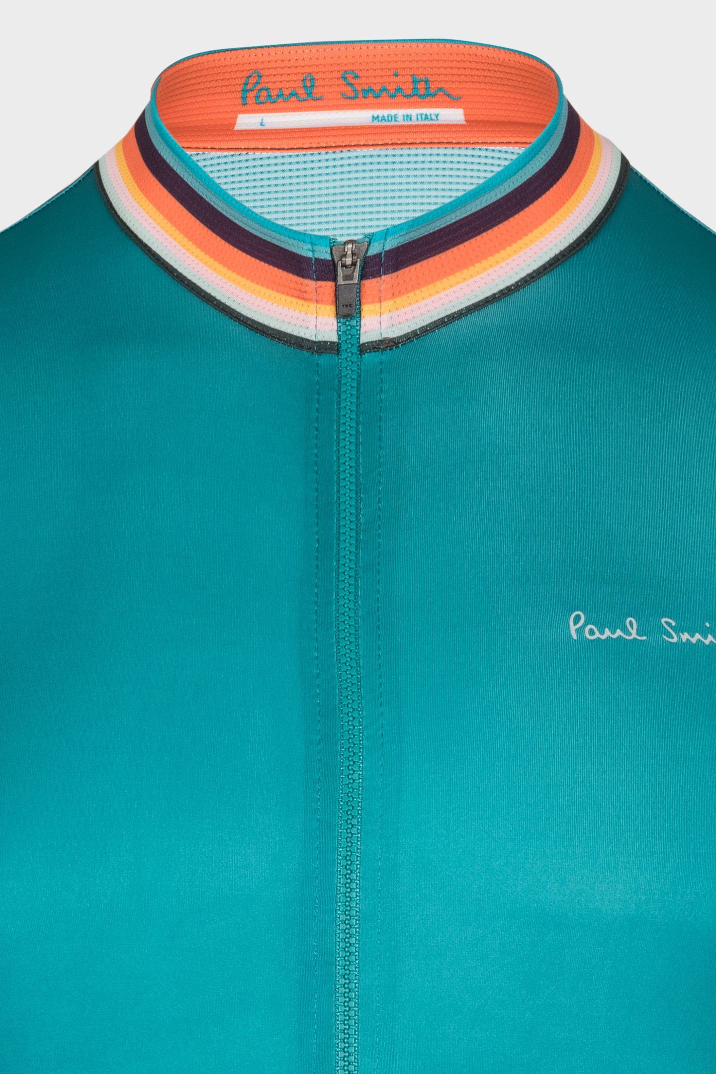 MENS CYCLE JERSEY S/S ARTIST STRIPE PETROL GREEN 8