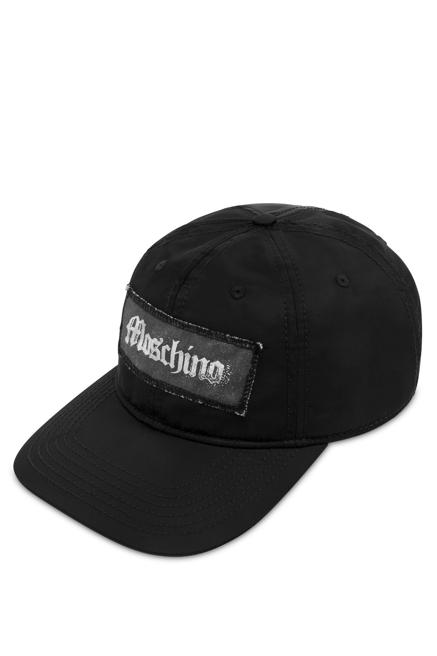 MOSCHINO PATCH HAT BLACK 3