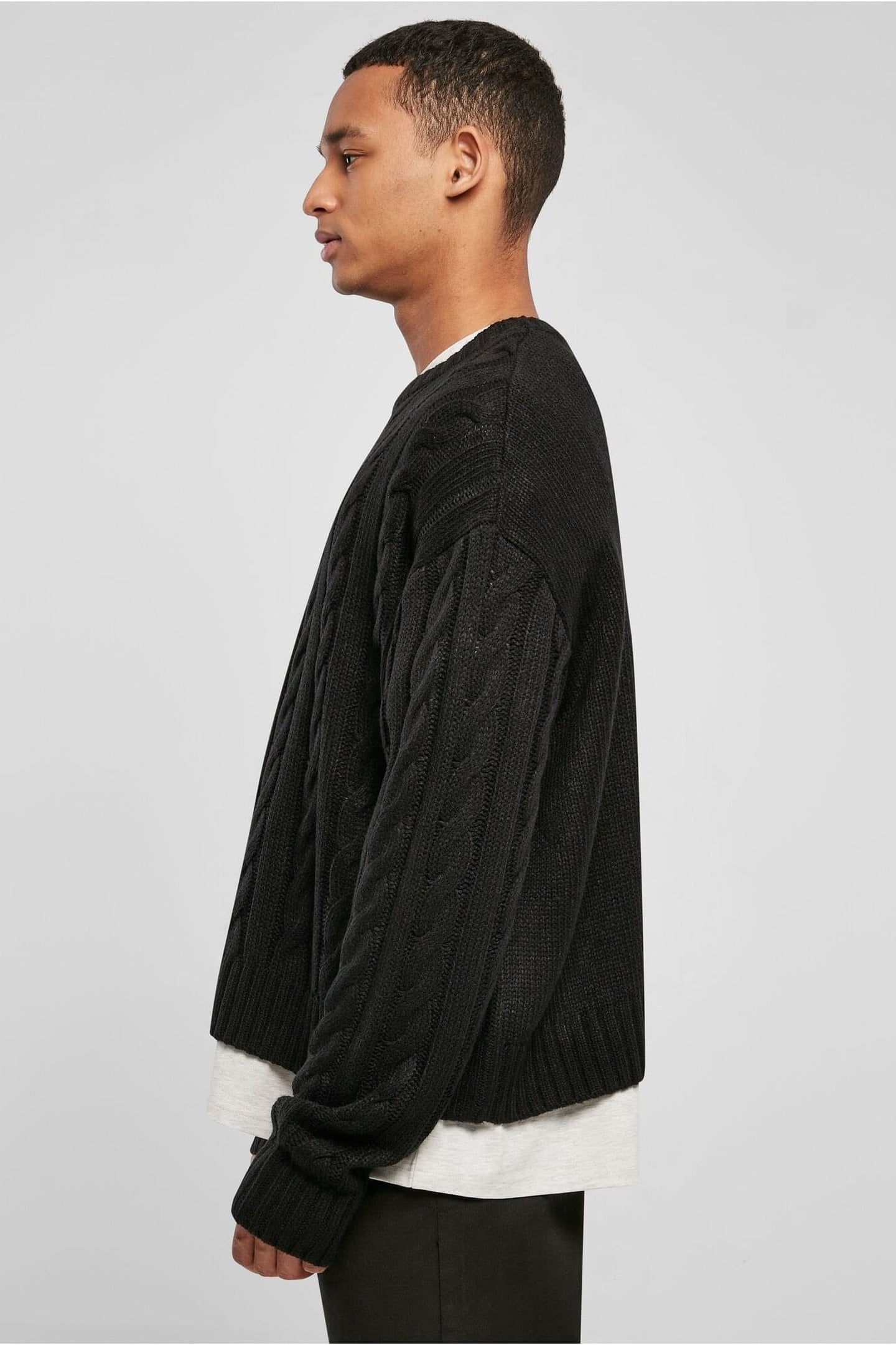 BOXY SWEATER BLACK 3