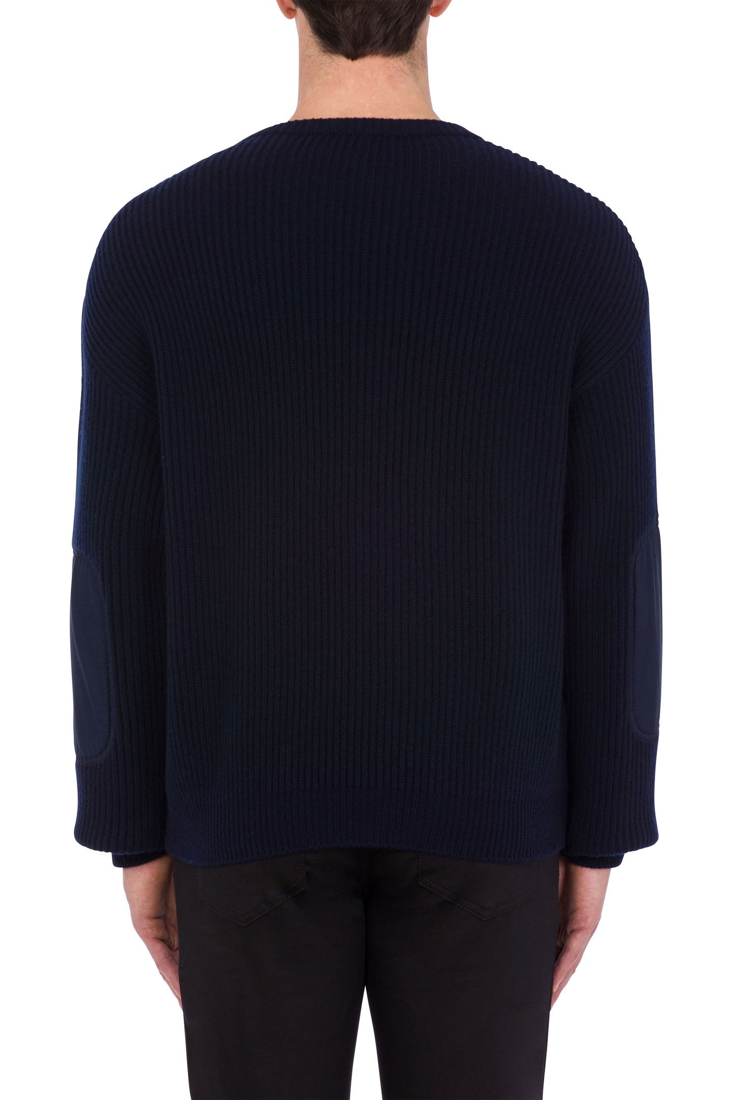 WOOL PULLOVER INSIDE OUT BLUE 2