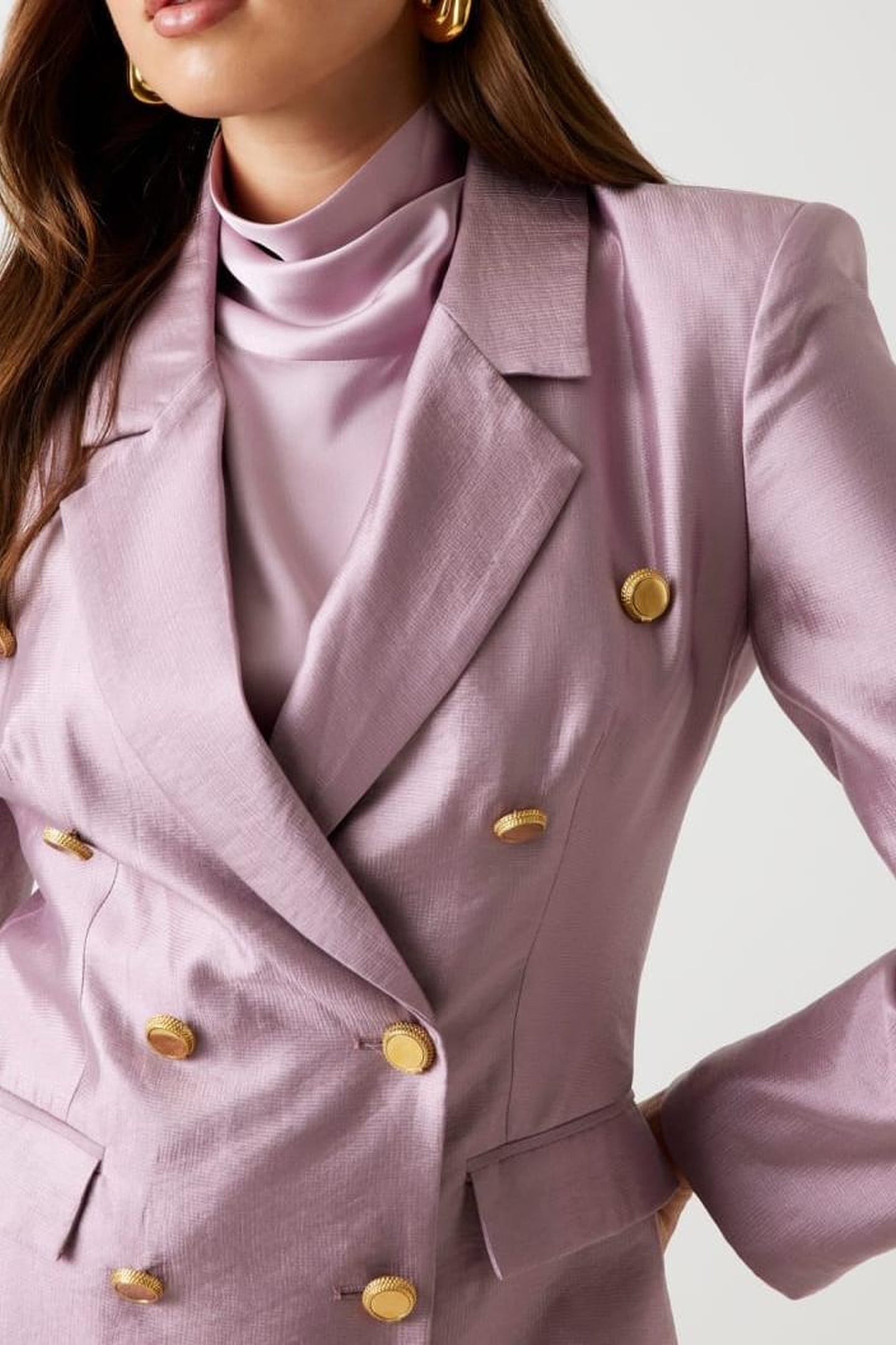 MILLA DOUBLE BREAST MAUVE BERRY 10