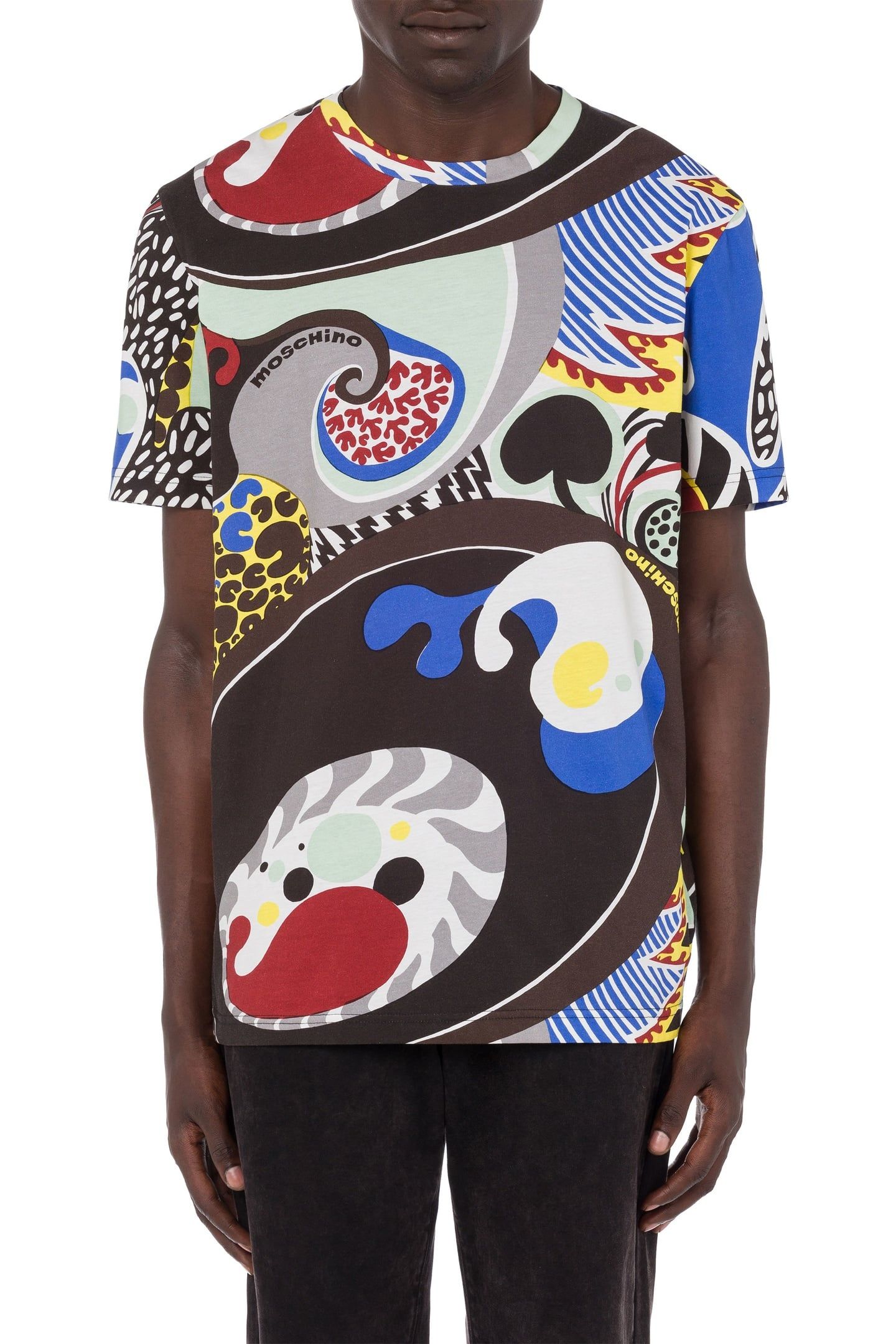 T-SHIRT IN JERSEY PSYCHEDELIC PRINT MULTICOLOR 1