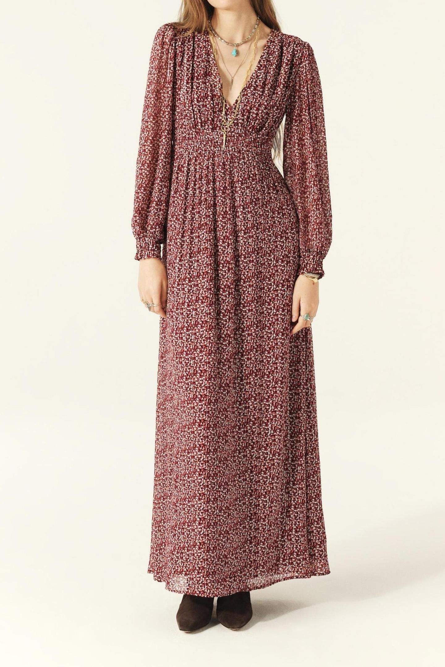 LONG DRESS BORDEAUX 1