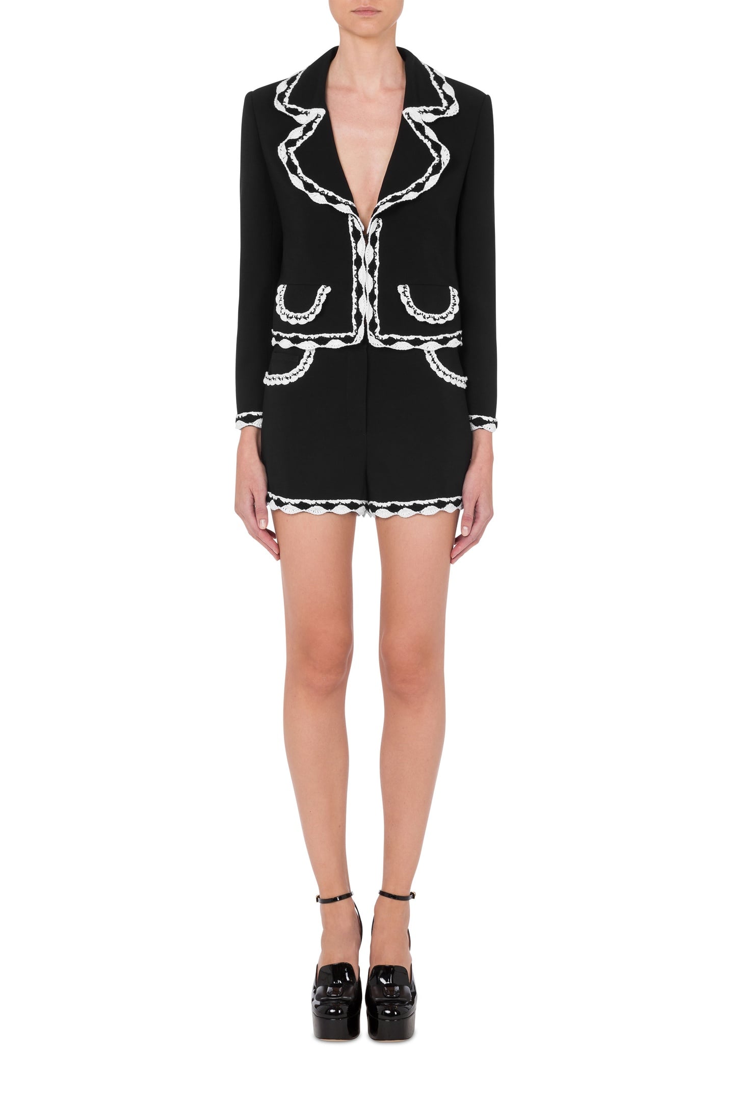 CROCHET CADY JACKET DETAILS BLACK 1
