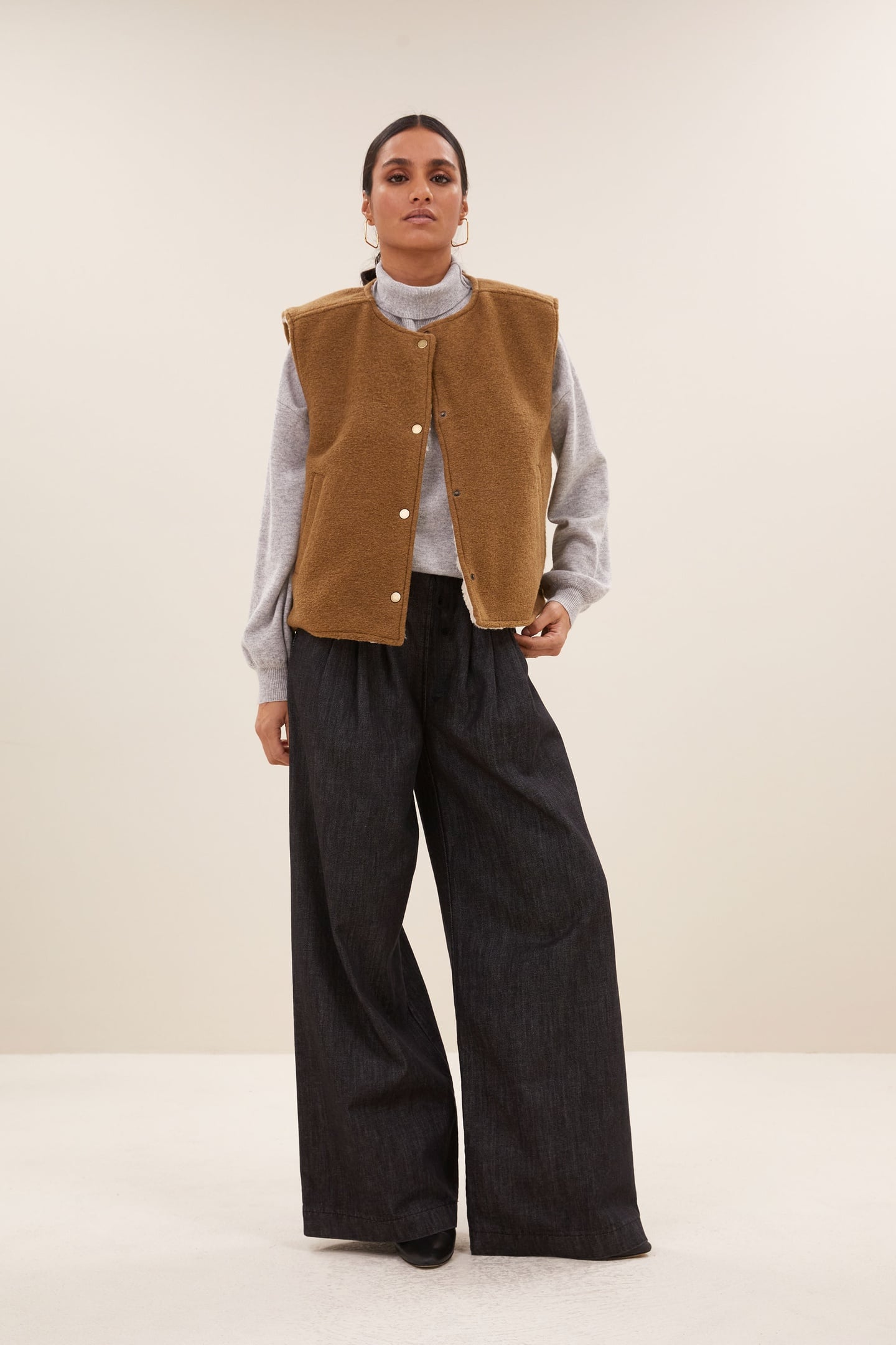 JOELLE WOOL JACKET CAMEL 1