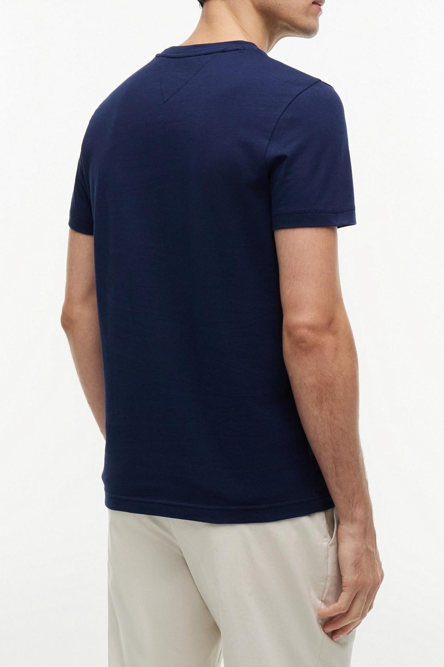 TOMMY LOGO TEE CARBON NAVY 3
