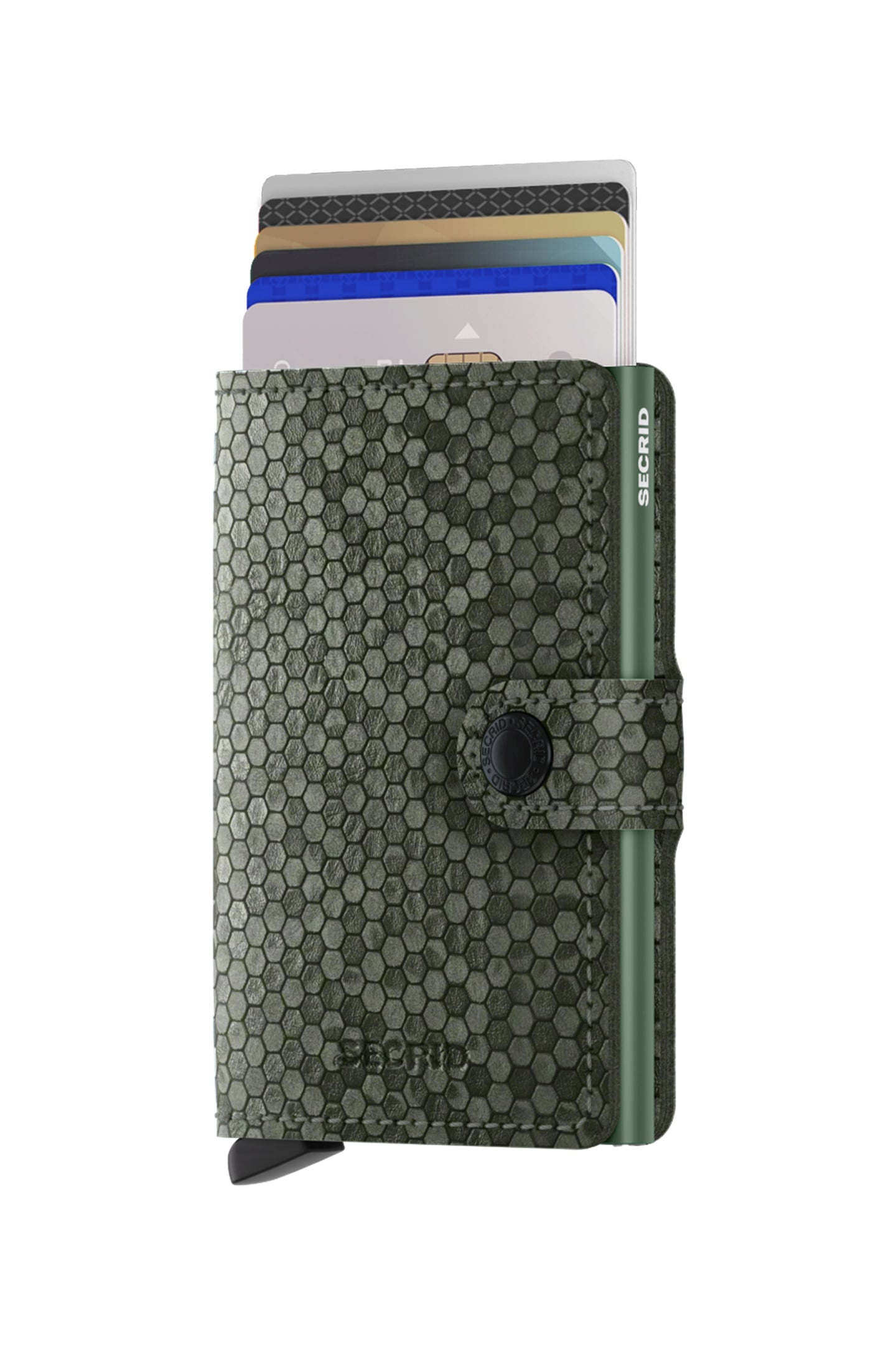 UNISEX MINIWALLET HEXAGON GREEN 2