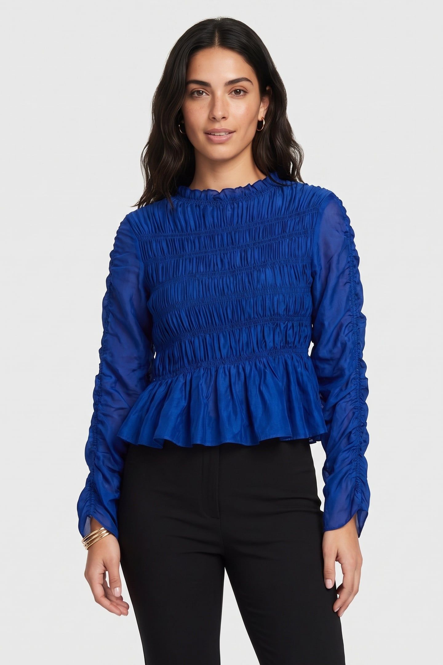 ST MASHA BLOUSE BLUE 1