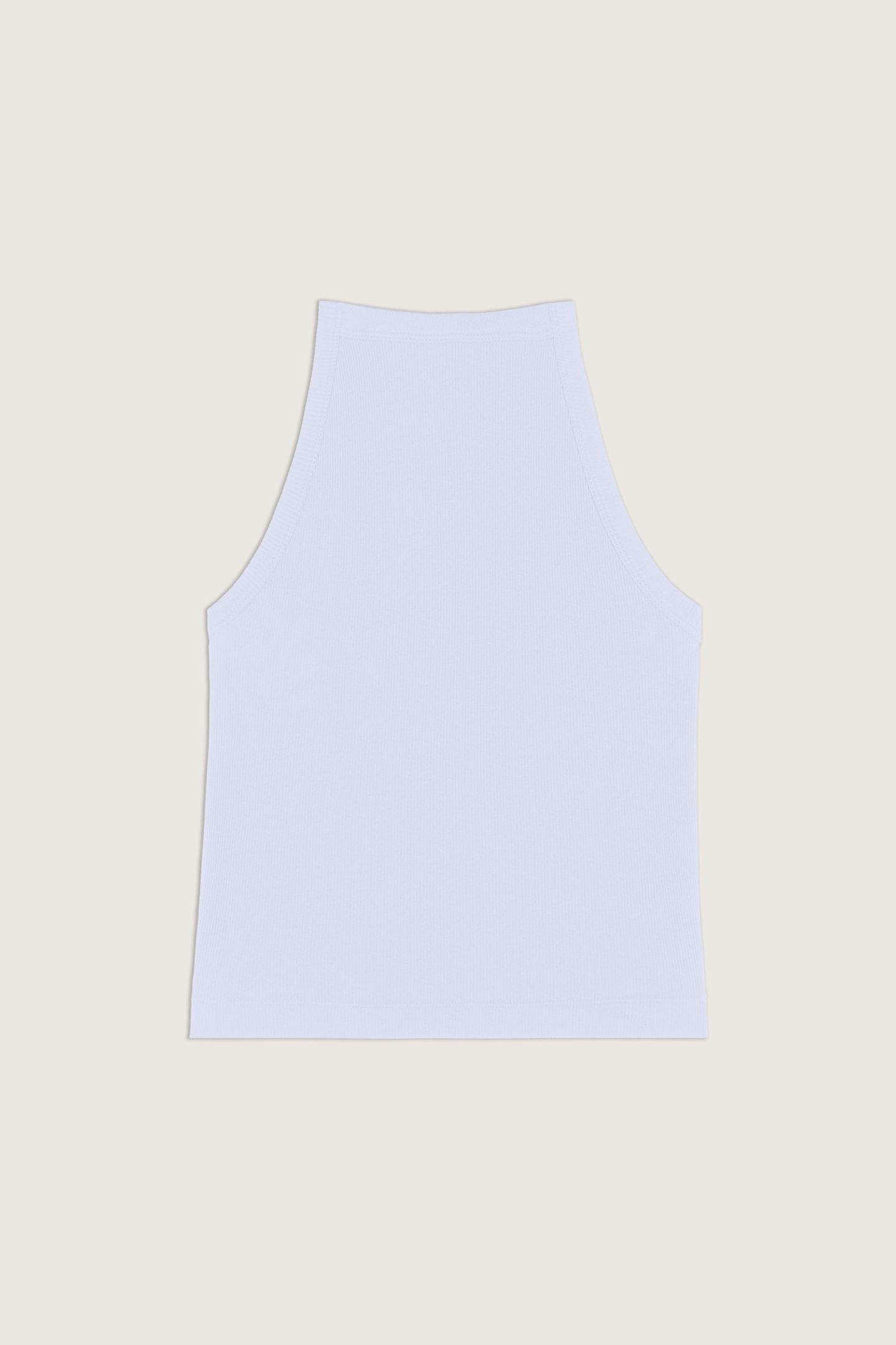 SLEEVELESS TEE BLANC 6