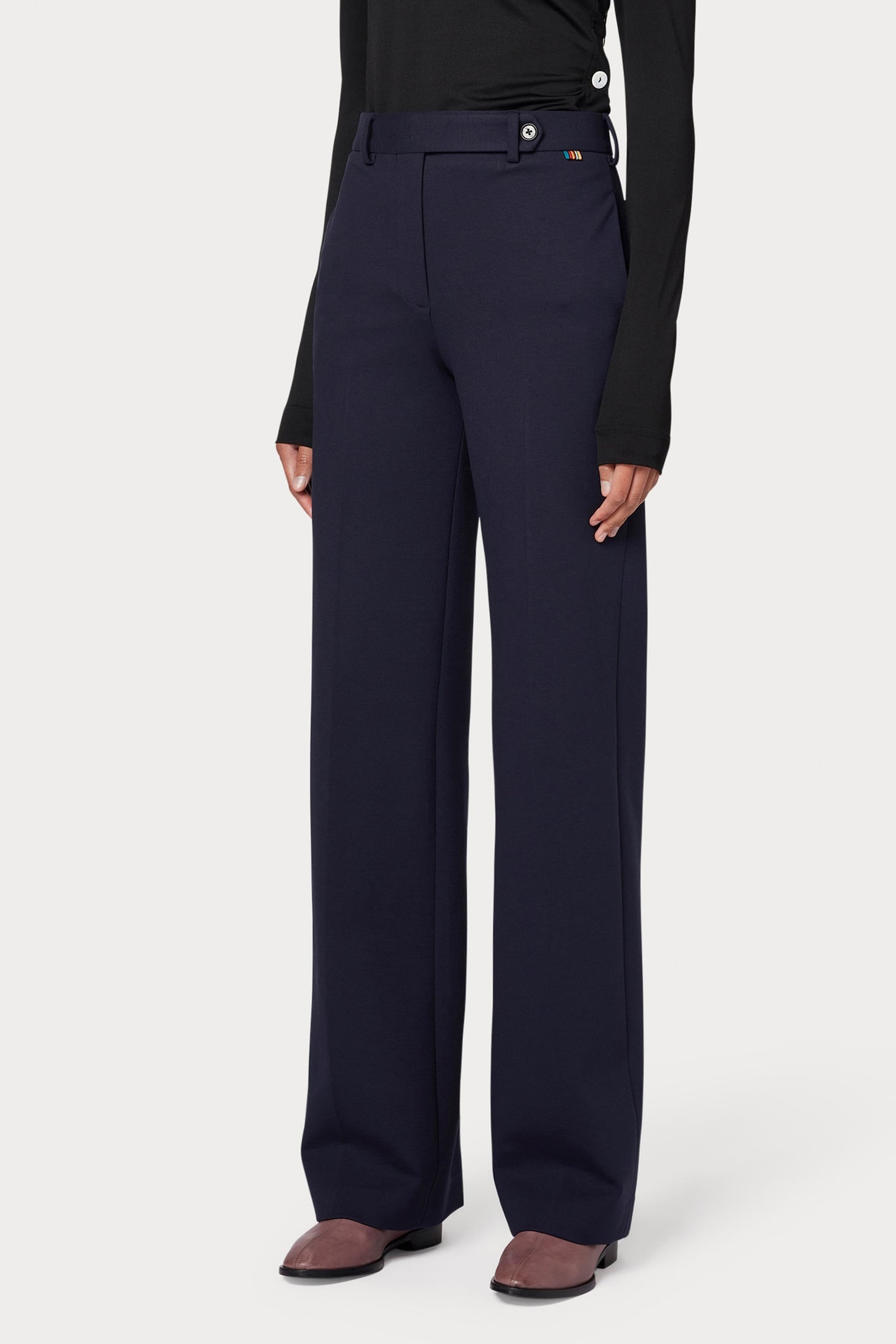 WOMENS TROUSERS VERY DARK NAVY 1