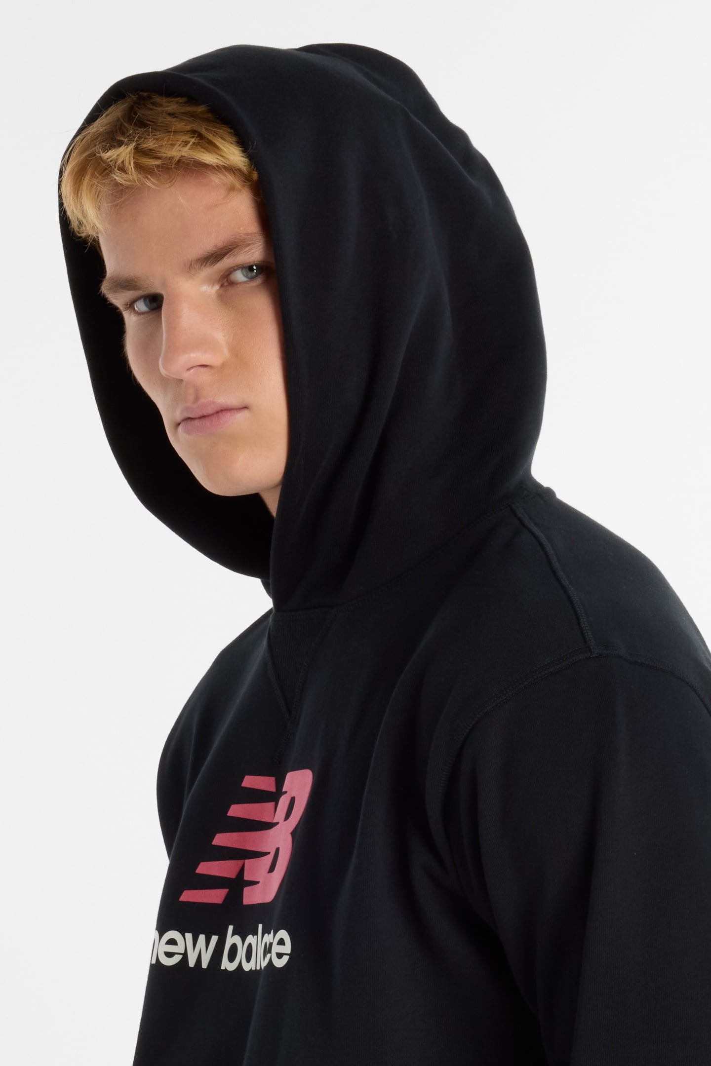 ATHLETICS FRENCH TERRY LOGO HOODIE BLACK 7