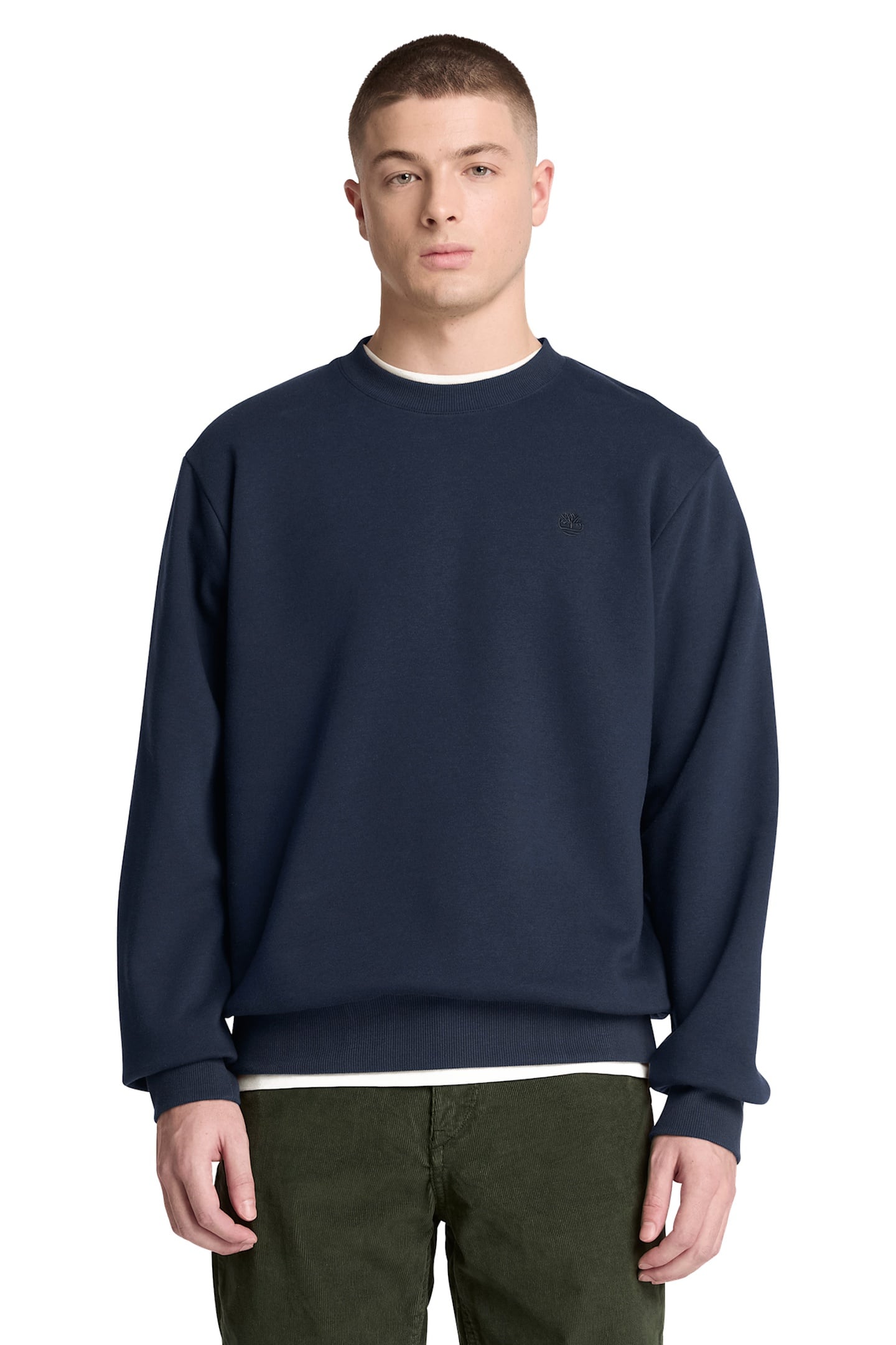 OYSTER RIVER CHEST LOGO BB CREW SWEATSHIRT DARK SAPPHIRE 1