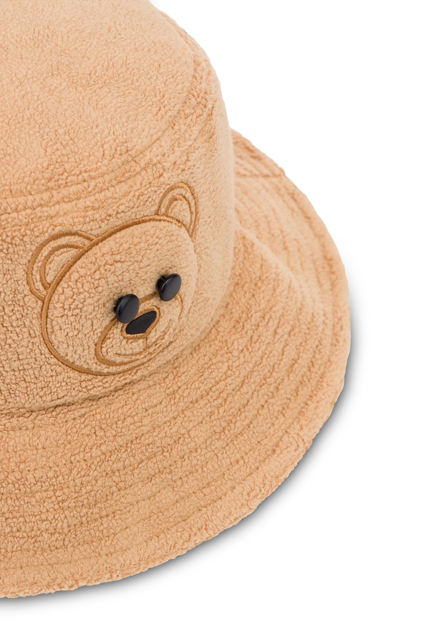 MOSCHINO TEDDY BEAR FLEECE HAT BEIGE 3