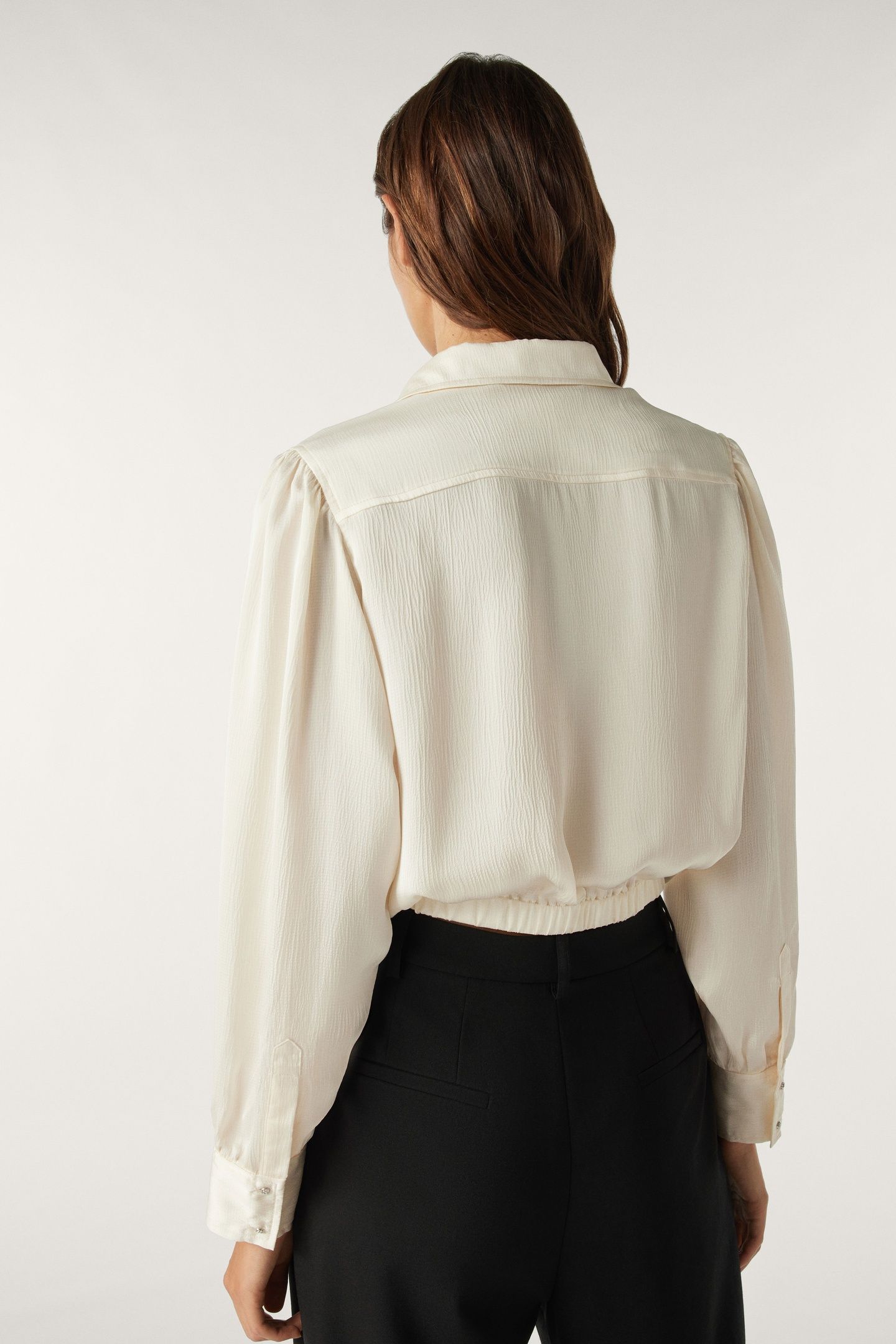 LONG SLEEVES SHIRT ECRU 2
