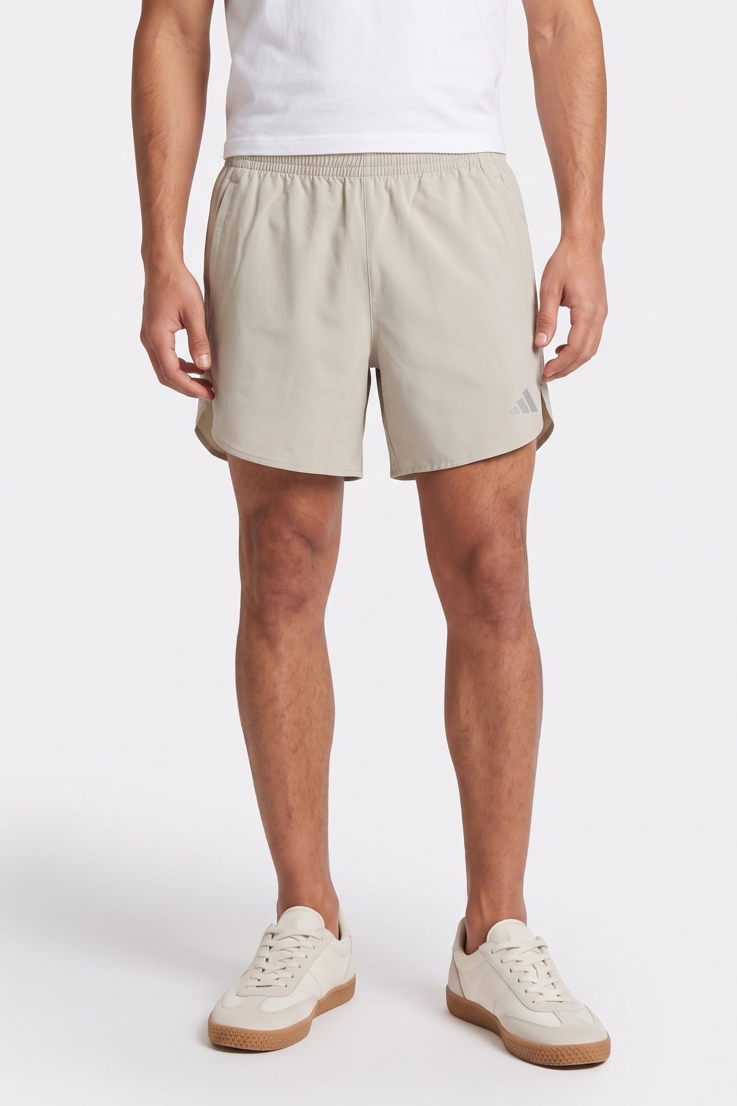UNISEX PERFORMANCE RUN IT SHORT PUTTY GREY 2