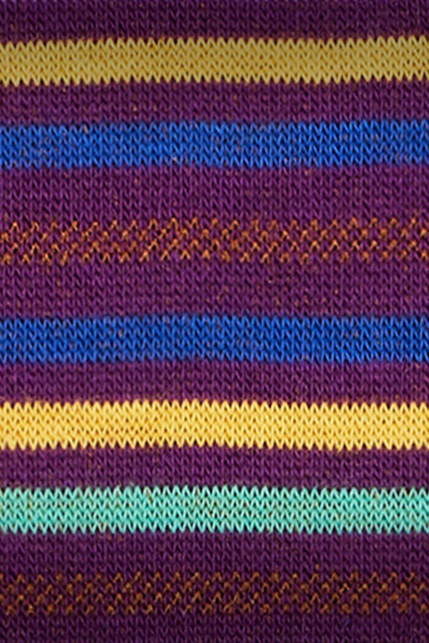 MEN SOCK GAVIN STRIPE DARK VIOLET 6