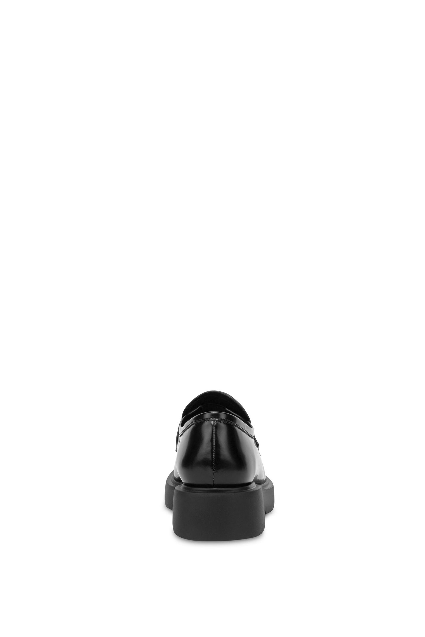 CITY LOVE ABRASIVE CALFSKIN LOAFERS BLACK 3