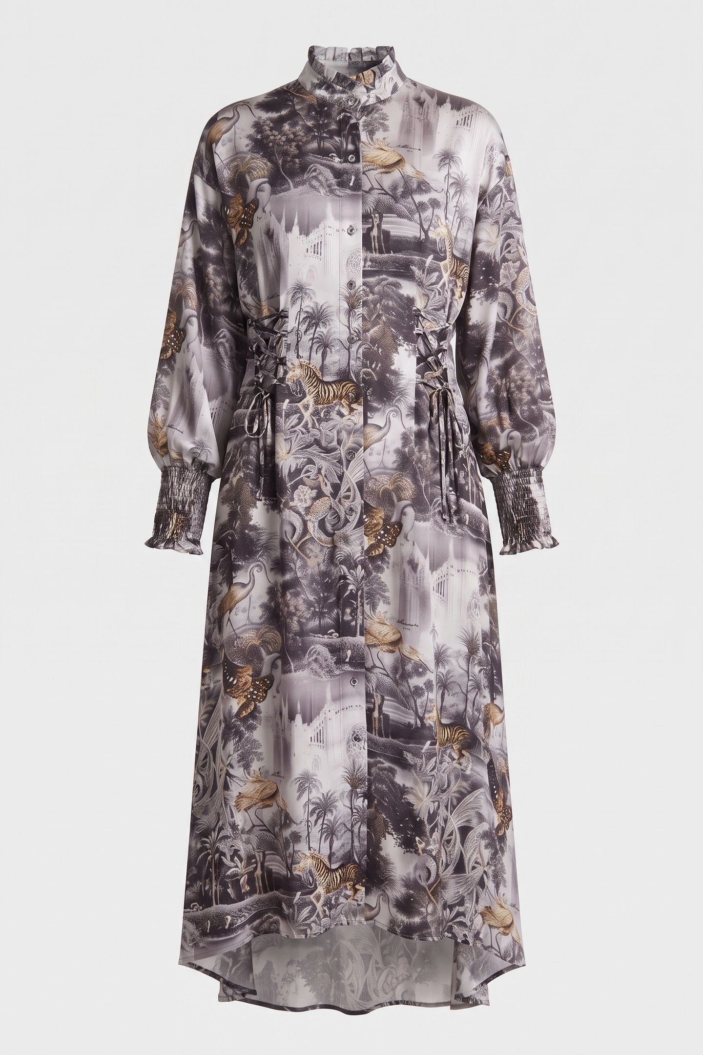 AMBER BEVERLY DRESS GREY 3