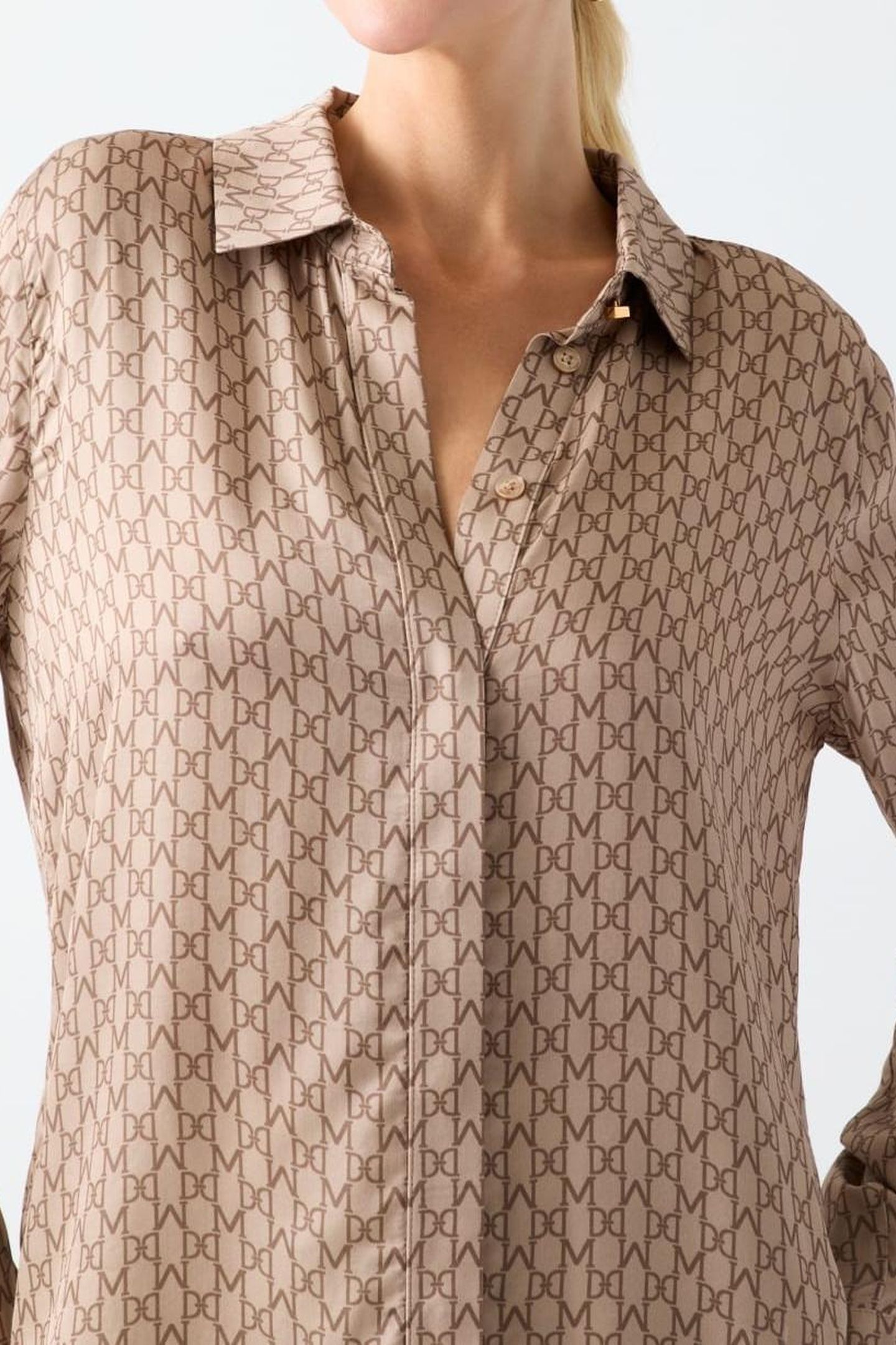 NEW MELISSA SHIRT MONOGRAM COMBO VELVE 10