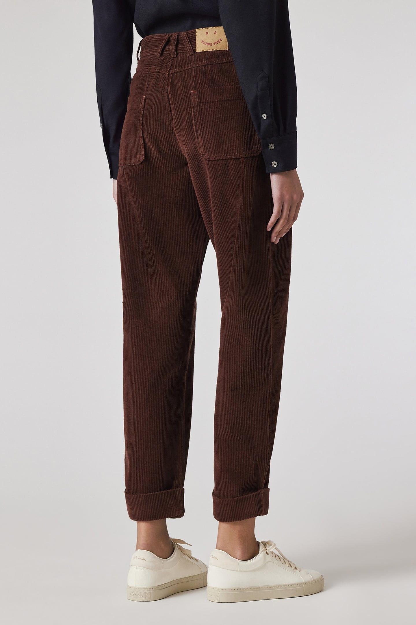 WOMENS TROUSER DARK BROWN 3