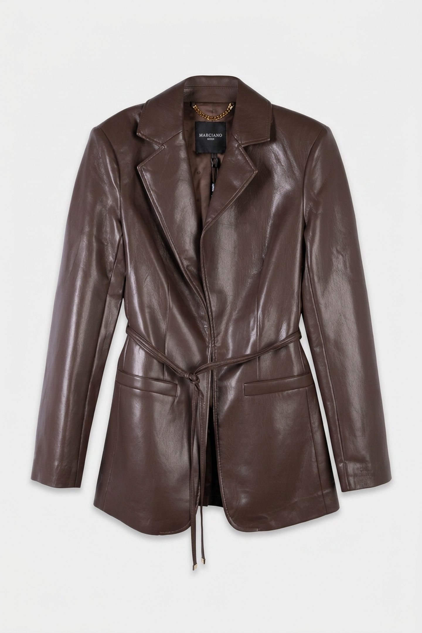 GLADYS BELTED BLAZER CHOCOLATE BROWNIE 3