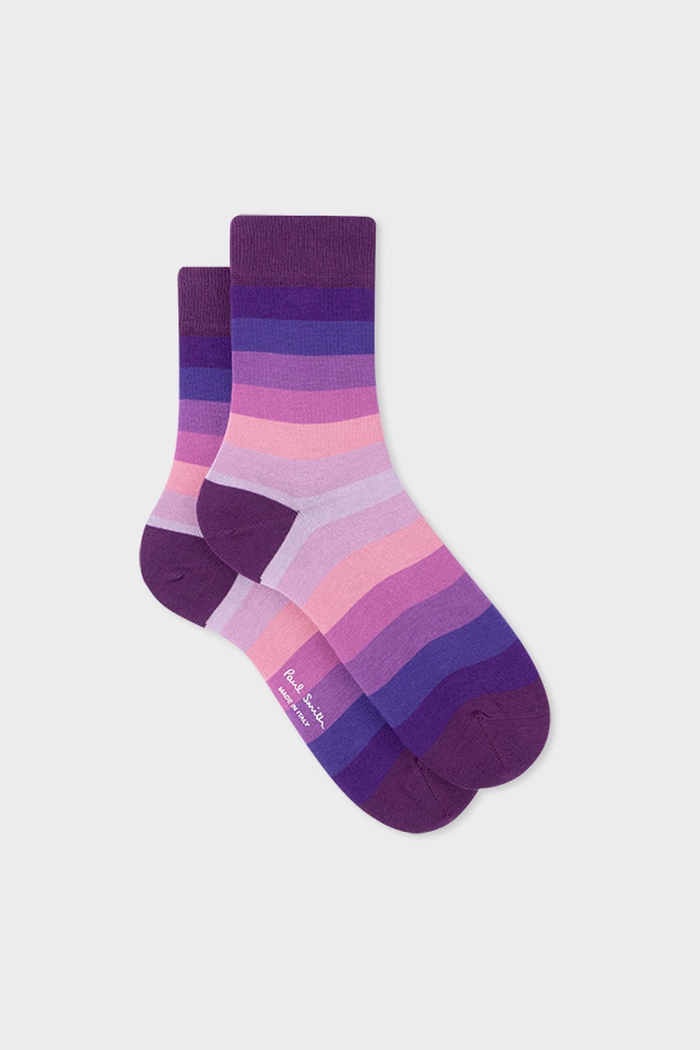 WOMEN SOCK ERIN STRIPE DARK VIOLET 3