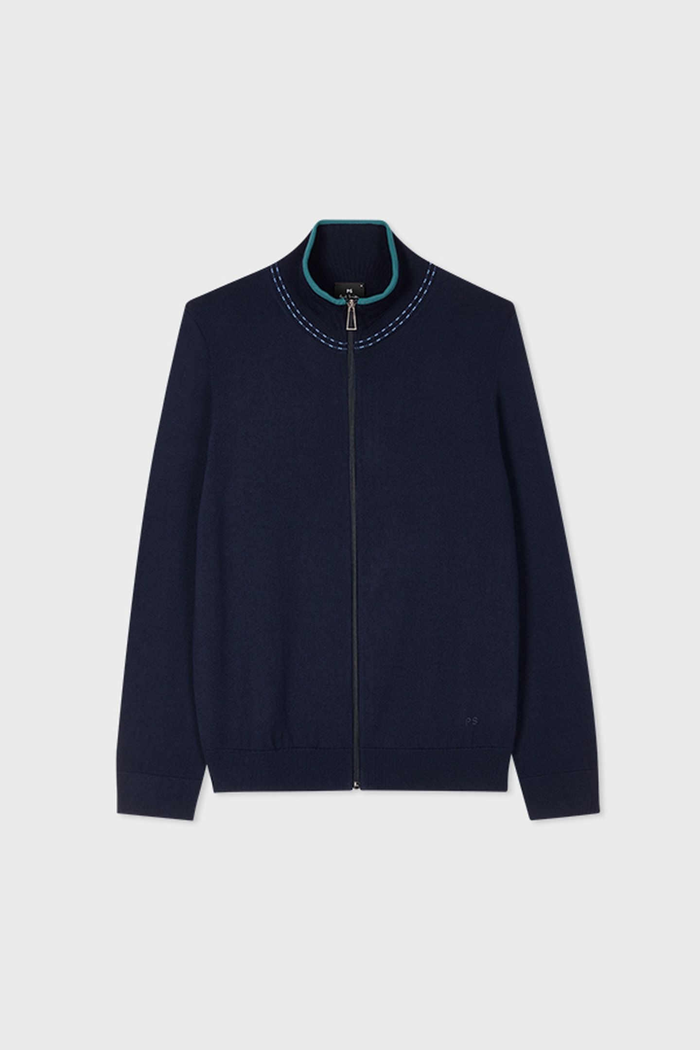 MENS CARDIGAN ZIP THRU INKY_BLUE 5