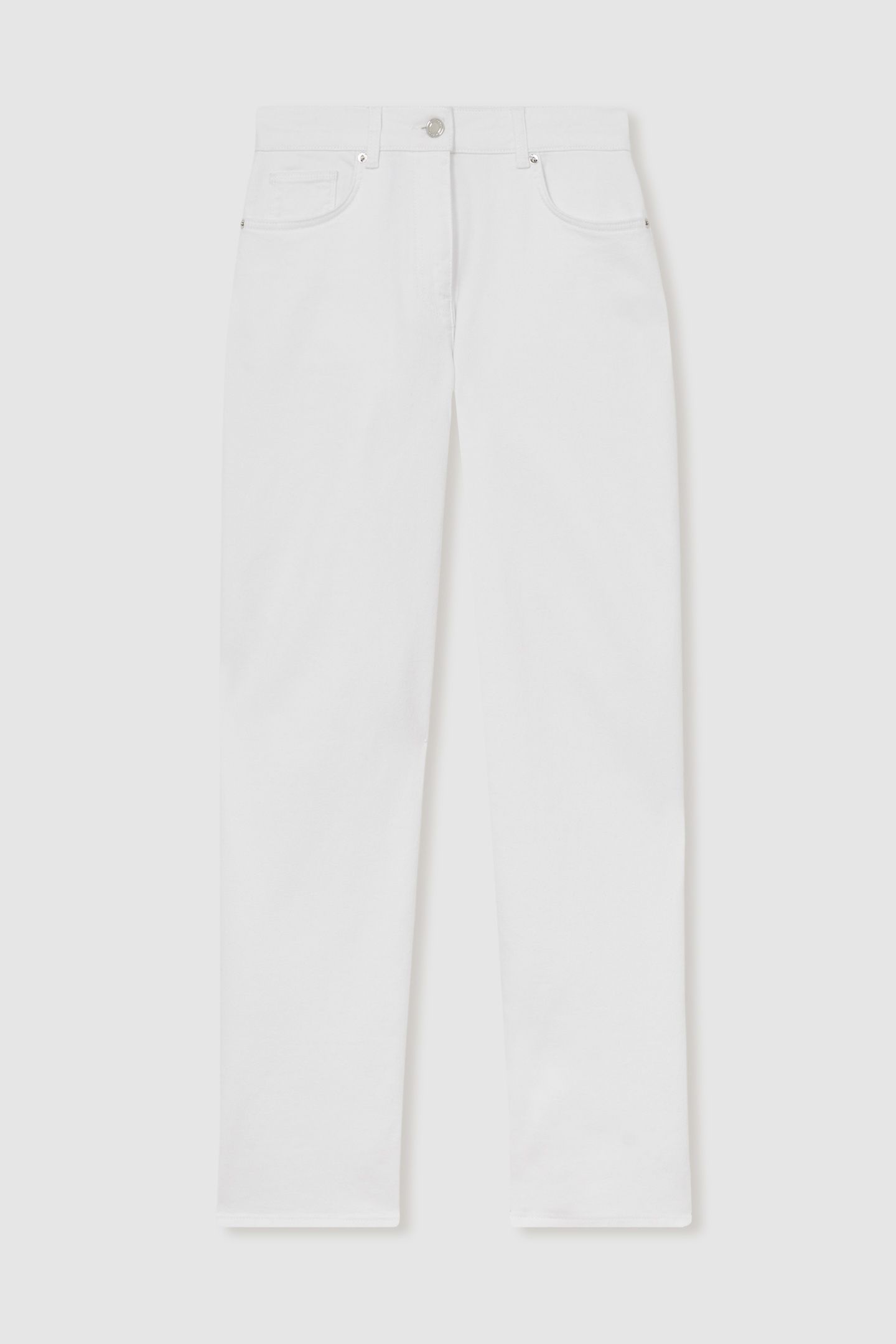 TURN UP STRAIGHT LEG JEAN WHITE 6